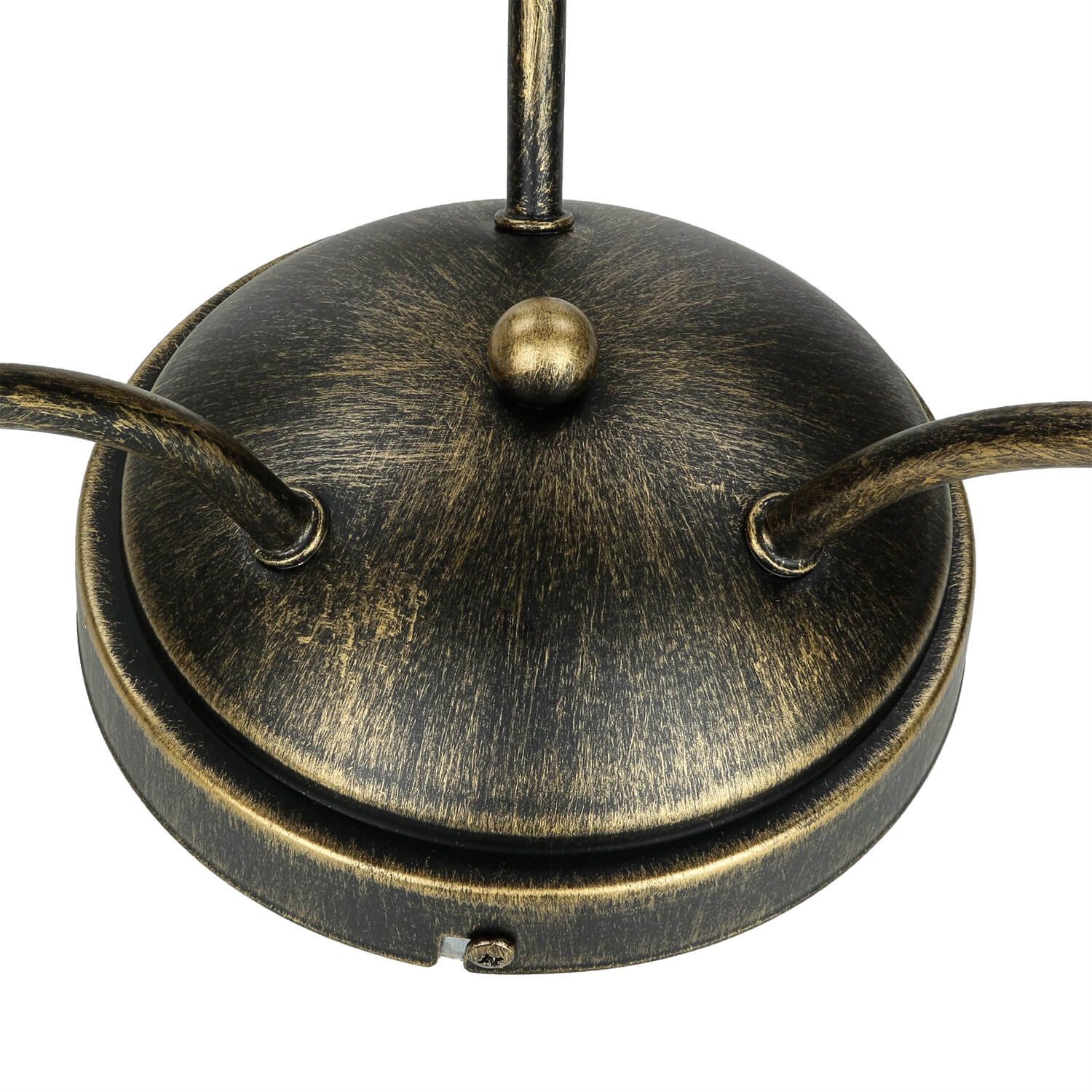 Licht-Erlebnisse Deckenleuchte ANTICA, ohne Leuchtmittel, Deckenlampe Esszimmer Wohnzimmer in Messing 3x E27