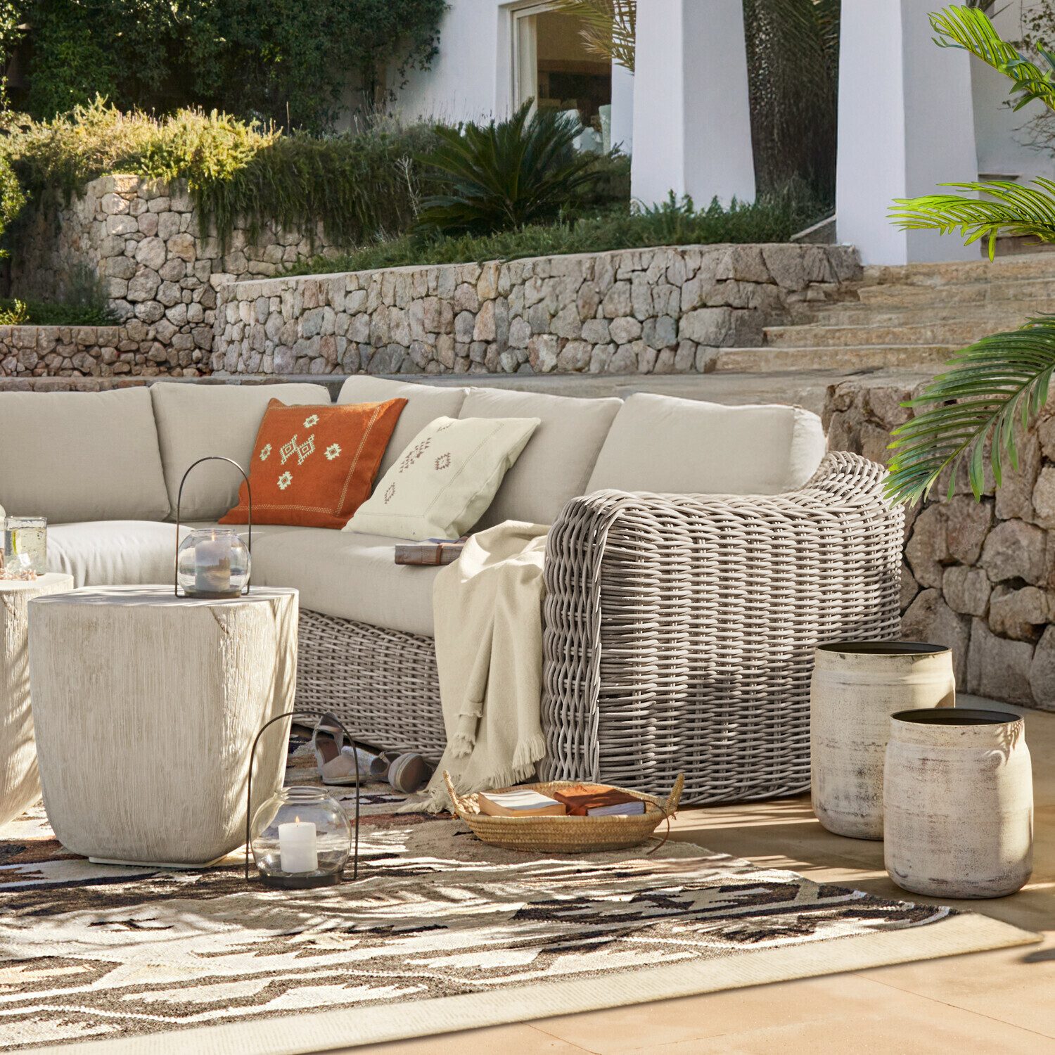 Mirabeau Sofa Sofa Eravinto beige/grau