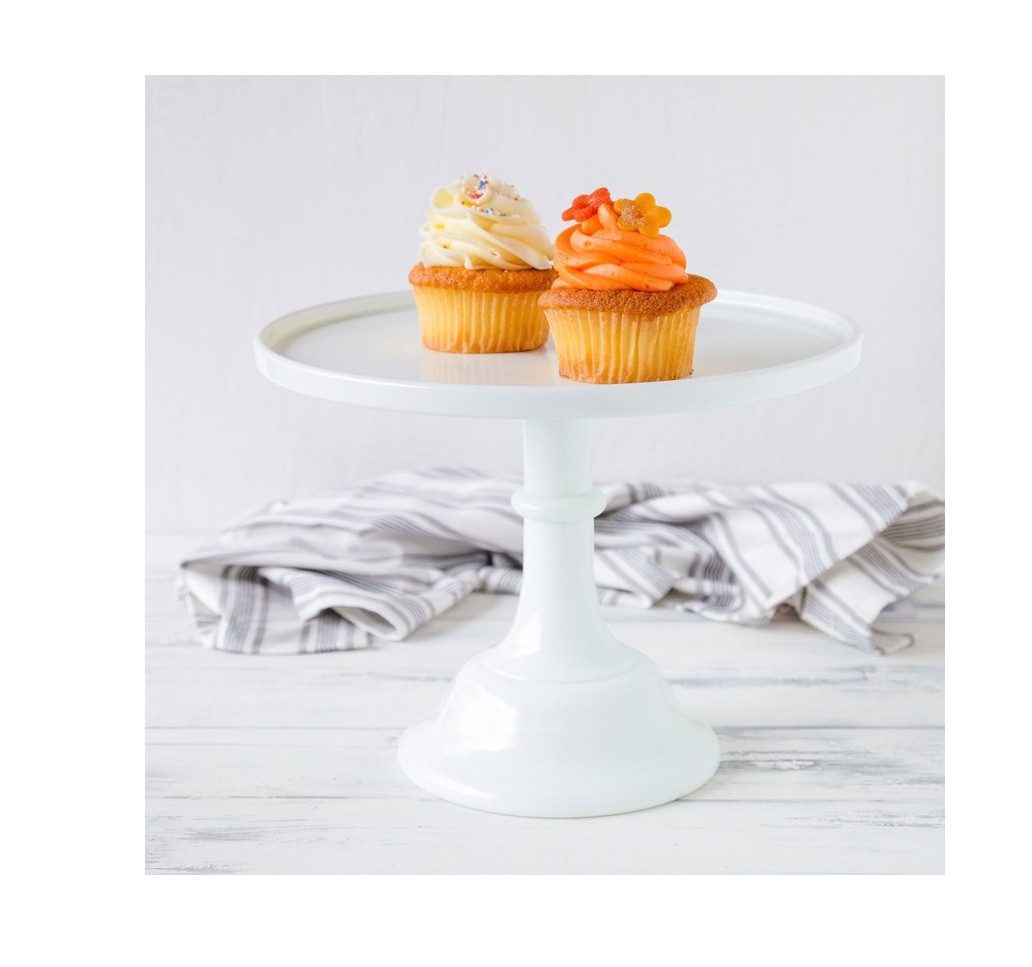 Mosser Glas Tortenständer Tortenplatte Kuchenständer aus Glas Handgefertigt