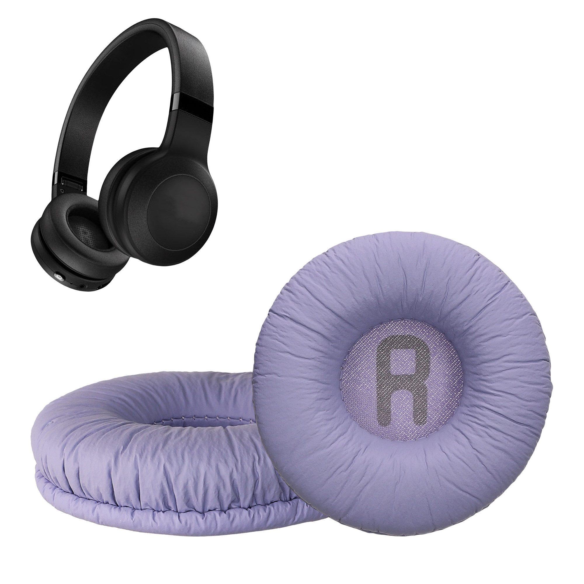 kwmobile Kopfhörer-Schutzhülle 2x Kunstleder Ohrpolster für JBL Tune 600 / 500BT / 510BT / 520BT, Ersatz Ohrpolster Kopfhörer Ersatzpolster für Over Ear Headphones