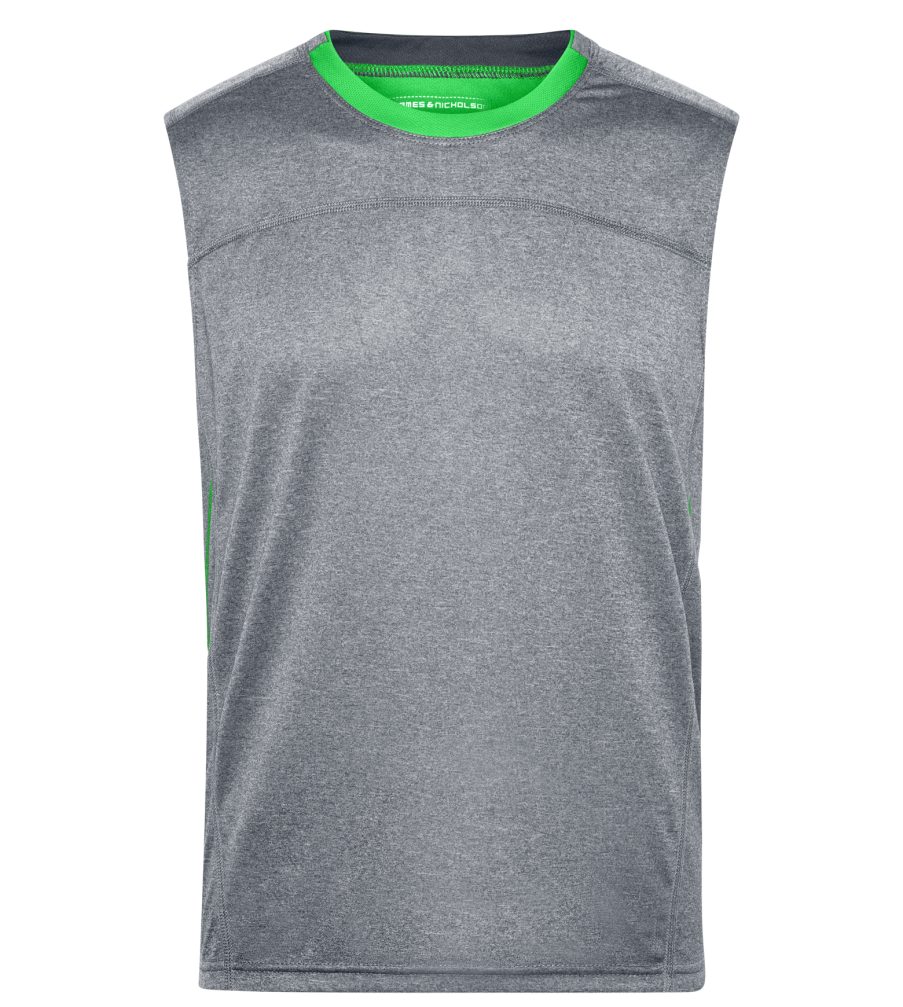 James & Nicholson Lauftop Doppelpack Sportliches Herren Lauf Top aus Funktionspolyester JN470 (Doppelpack, 2er-Pack) Feuchtigkeitsregulierendes Material