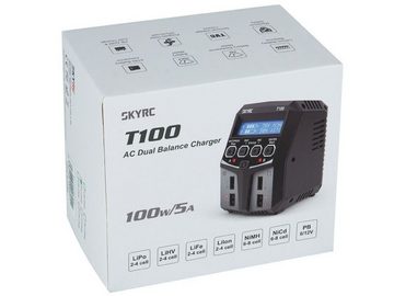 SkyRC SkyRC T100 AC Ladegerät LiPo 2-4s 5A 2x50W RC-Ladegerät