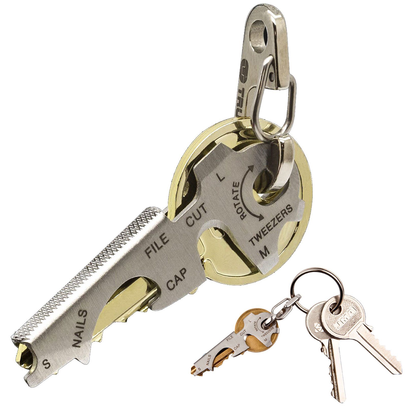 True Utility Multitool »Mini Schlüssel Multitool Schlüsselanhänger«,  Schlüsselwerkzeug