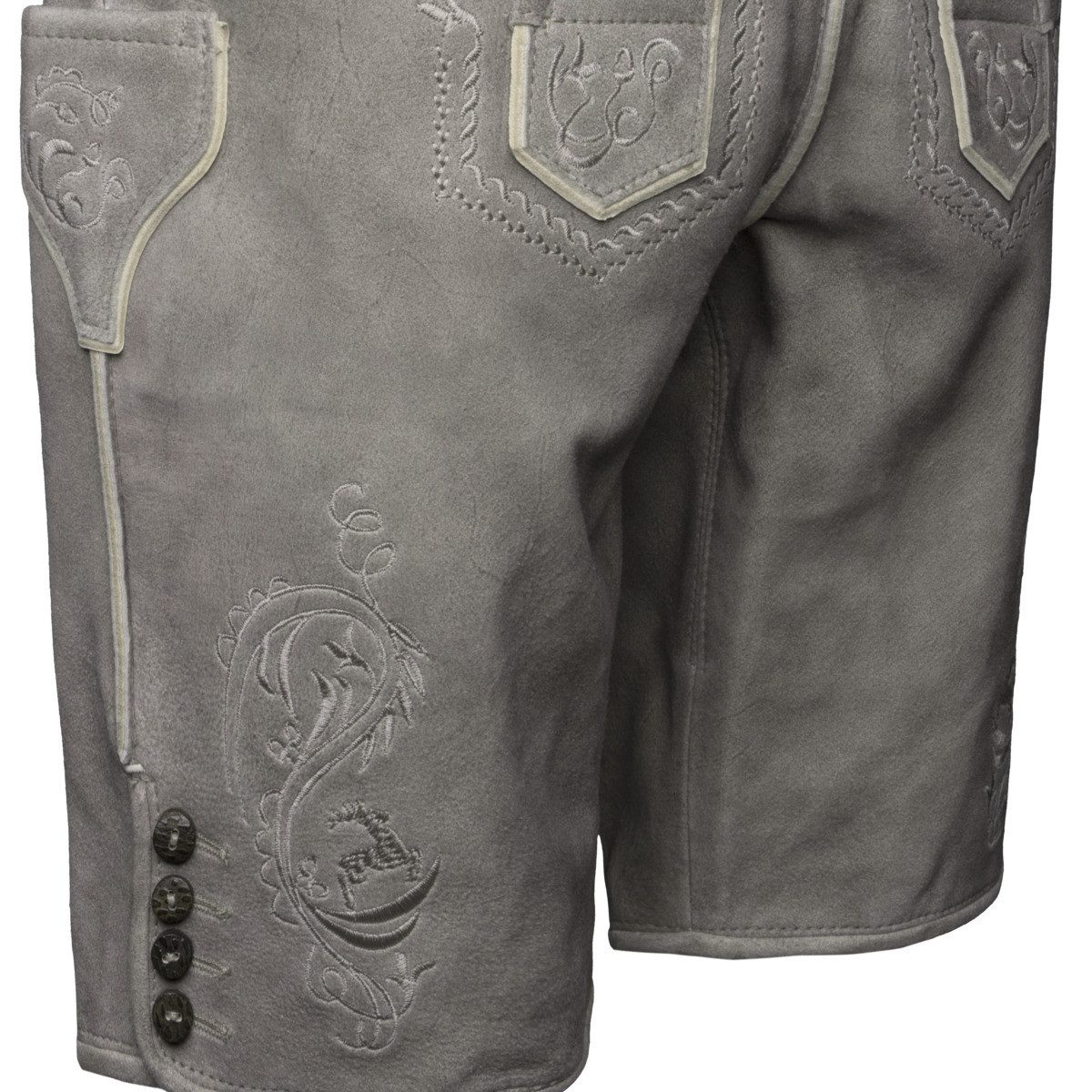 Krüger Trachtenlederhose Maik Herren (1-tlg) Trachtenlederhose, Trachtenhose, Bayerische Lederhose, Oktoberfest