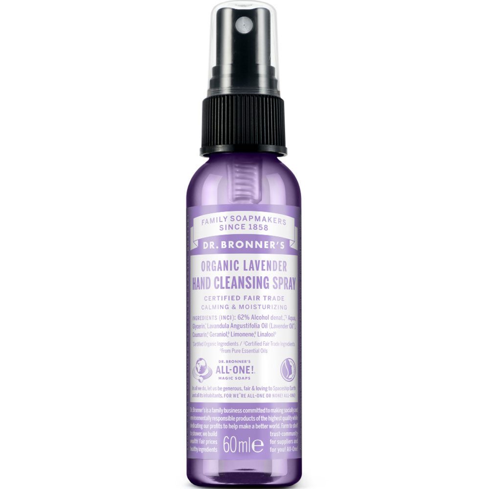 Dr. Bronners Lavendel Hand Cleansing Spray Hygienespray (60 ml)