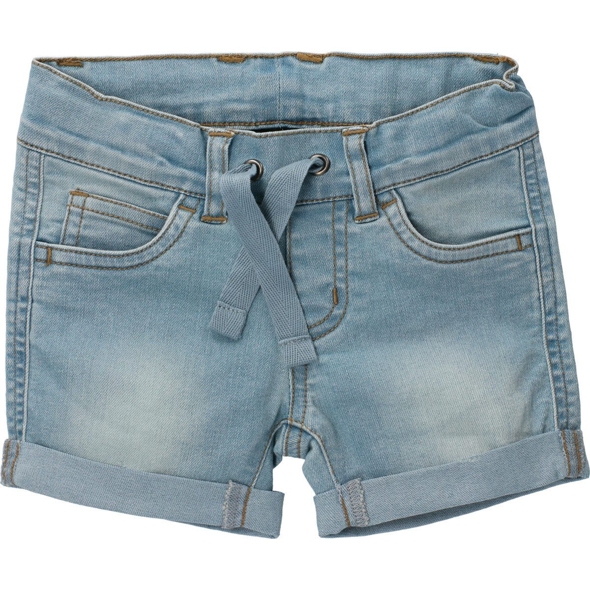 Villervalla Jeansshorts Light Wash Unisex Kinder (1-tlg) Shorts, Denim, Pants, Freizeithose, Jeanshose