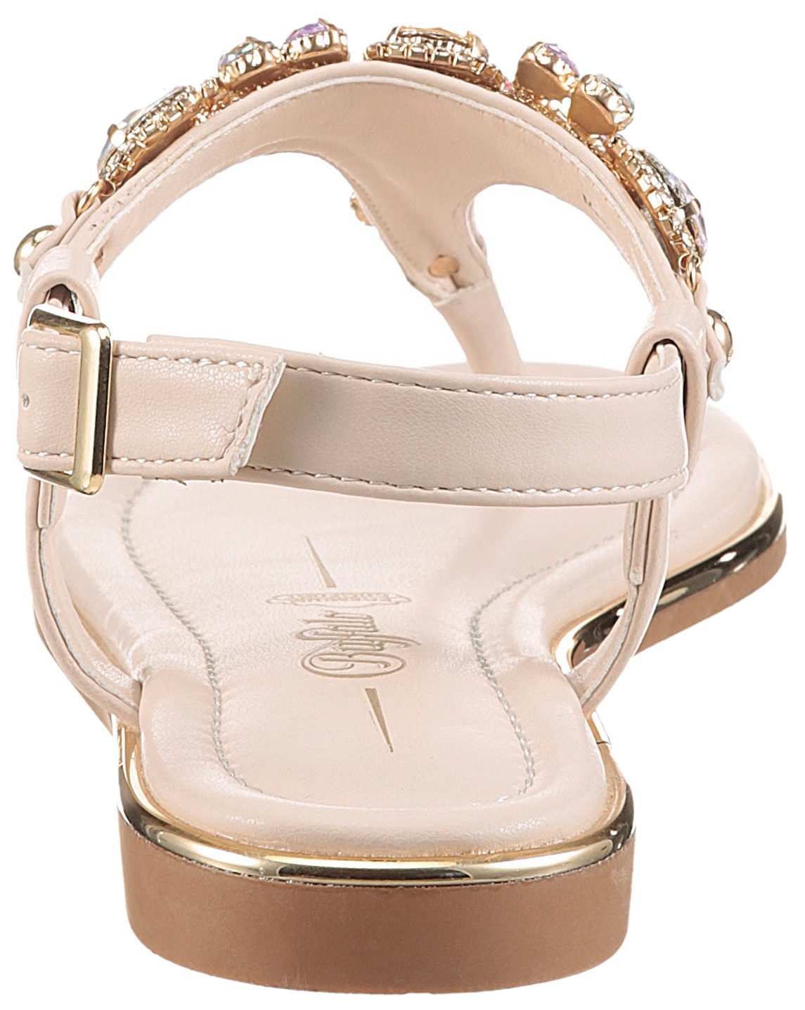 Buffalo KIRA ICE Zehentrenner, Riemchensandale, Sommerschuh, günstig online kaufen