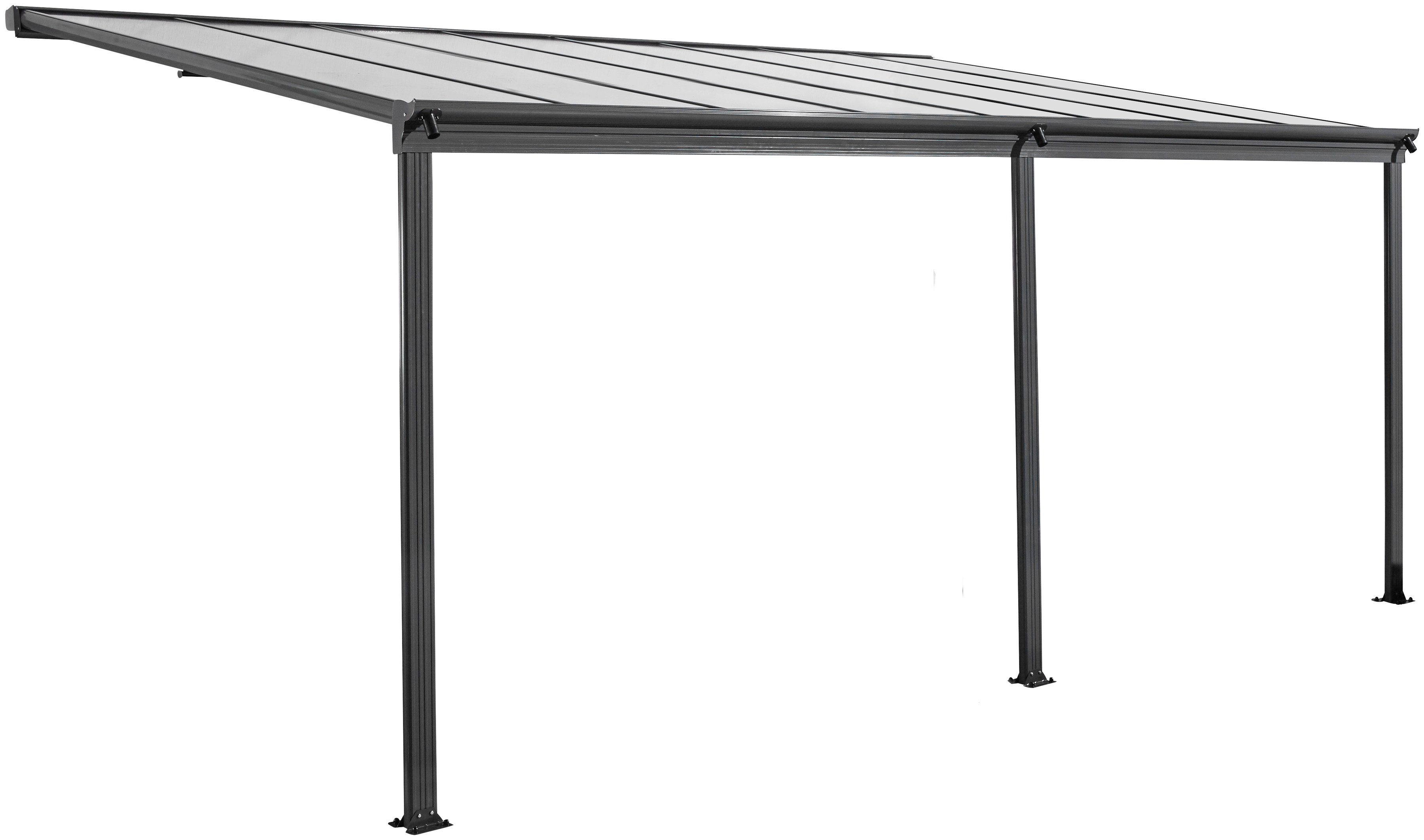 KONIFERA Terrassendach, BxT: 495x300 cm, Bedachung Doppelstegplatten, in verschiedenen Größen