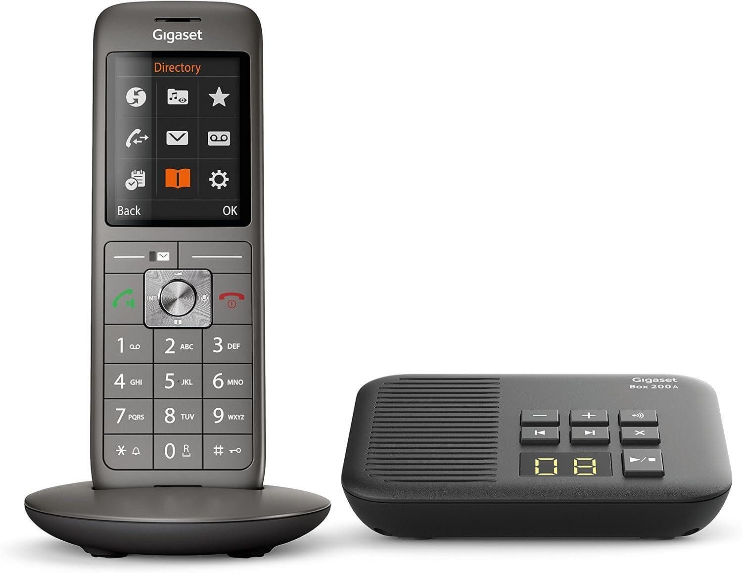 Gigaset Gigaset CL660A - Schnurlostelefon - Anrufbeantwort Schnurloses DECT-Telefon