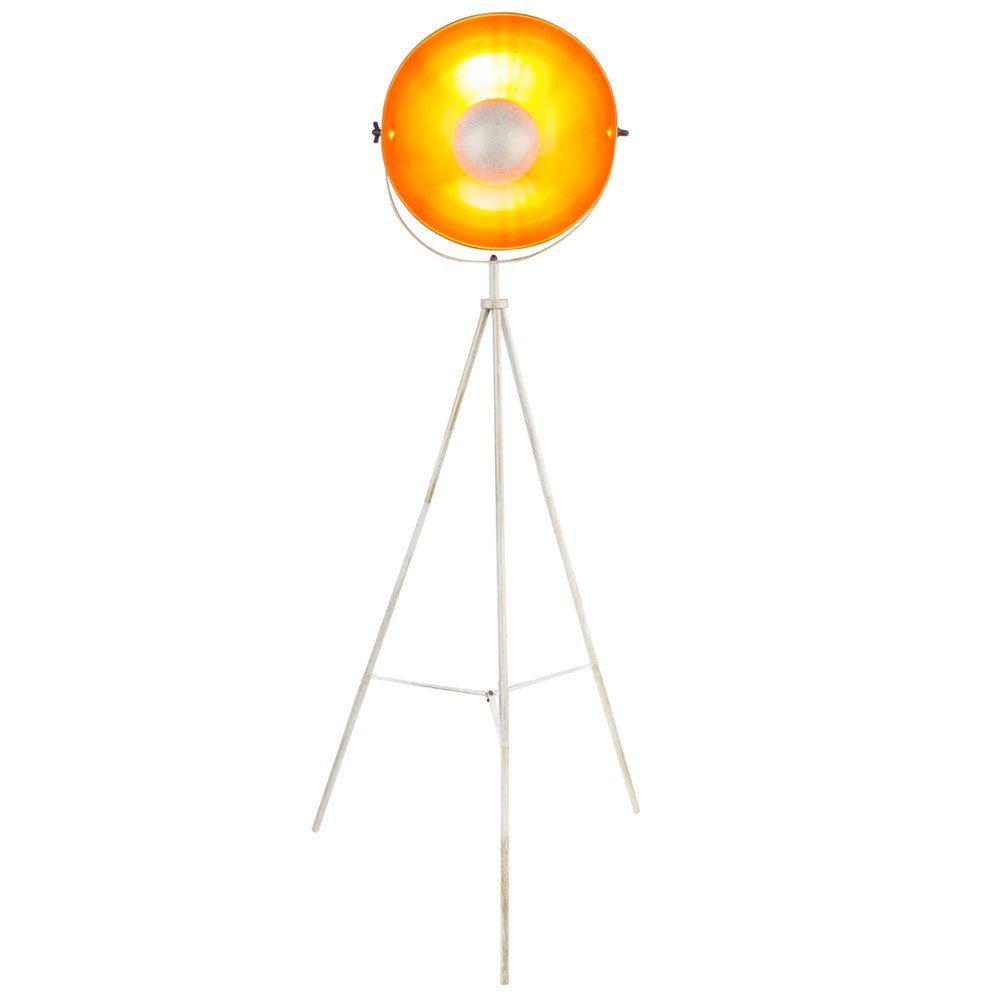 Design etc-shop Lampe Wohn Lampe schwenkbar Werfer inklusive, Steh Leuchtmittel Stand Stehlampe, nicht Zimmer Schein