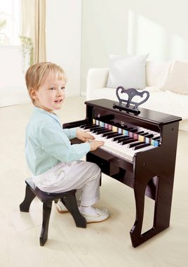 Hape Spielzeug-Musikinstrument Klangvolles E-Piano, inklusive Hocker; FSC®- schützt Wald - weltweit