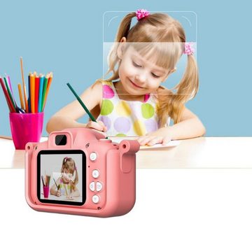 Gontence Digitalkameras für Kinder, 2,0-Zoll-Display Digitalkamera Kinder Kinderkamera (Geschenke für 3 4 5 6 8 7 9 10 11 Jahre Jungen und Mädchen, 1080P HD Anti-Drop-Kamera Kinder für Geburtstagsgeschenk Weihnachtsspielzeug)