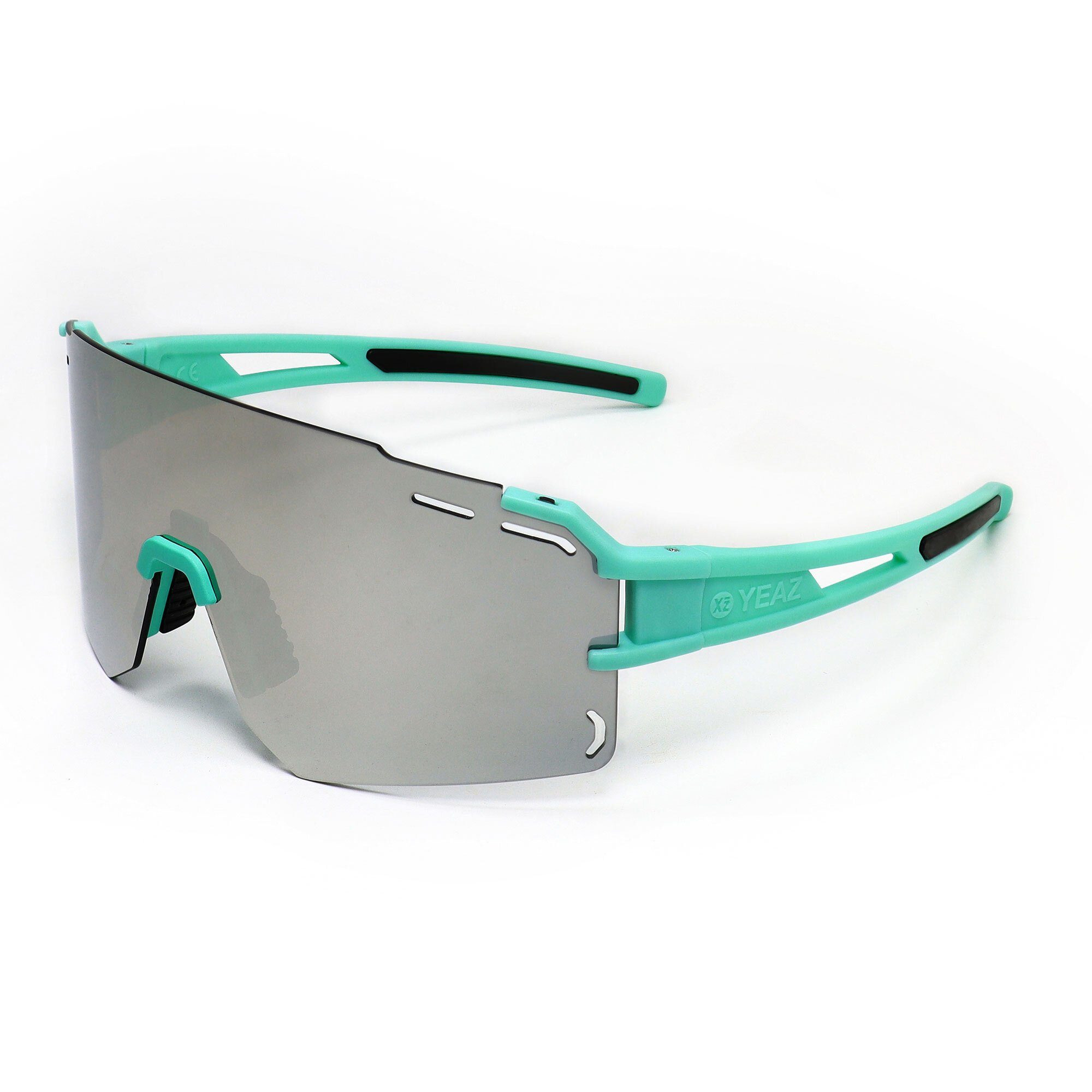 YEAZ Sportbrille SUNCRUISE Sport-Sonnenbrille Grün, Sport-Sonnenbrille