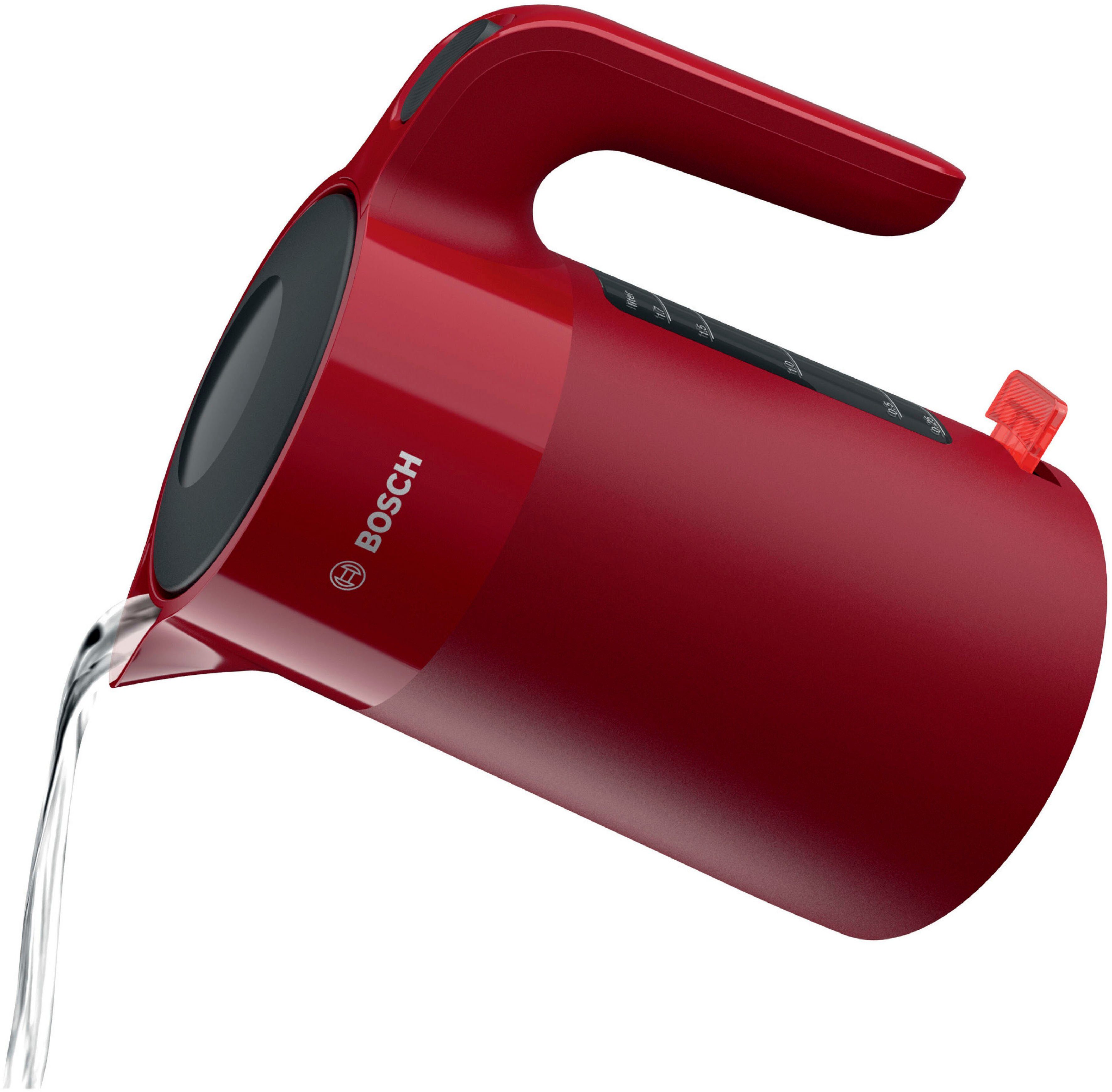 BOSCH Wasserkocher MyMoment TWK2M164, Abschaltautomatik, Überhitzungschutz, Tassenanzeige, 1,7 l, 2400 W, Stiftung Warentest Testsieger (2,2) Ausgabe 03/2025, r – Bild 4 von 5