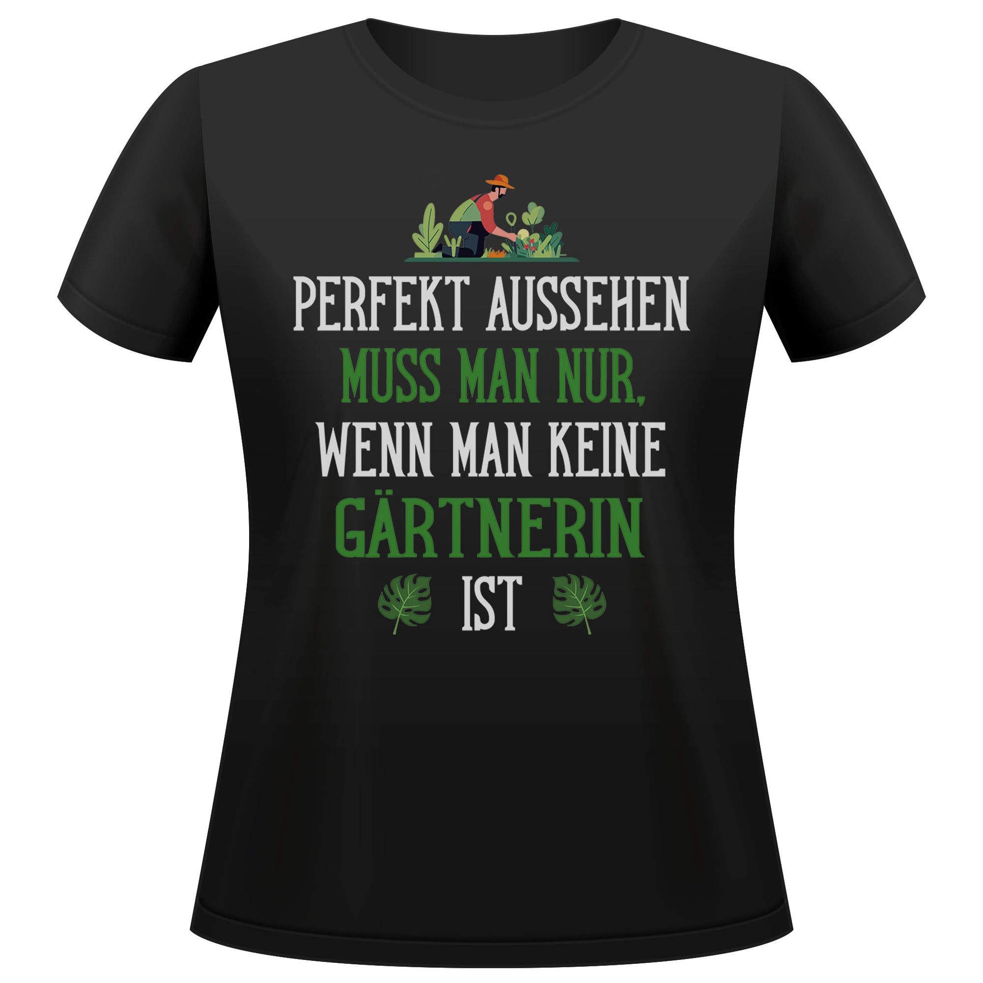 T-Shirt Gärtnerin Geschenk Frauen Spruch Beruf Ausbildung Studium Abschluss