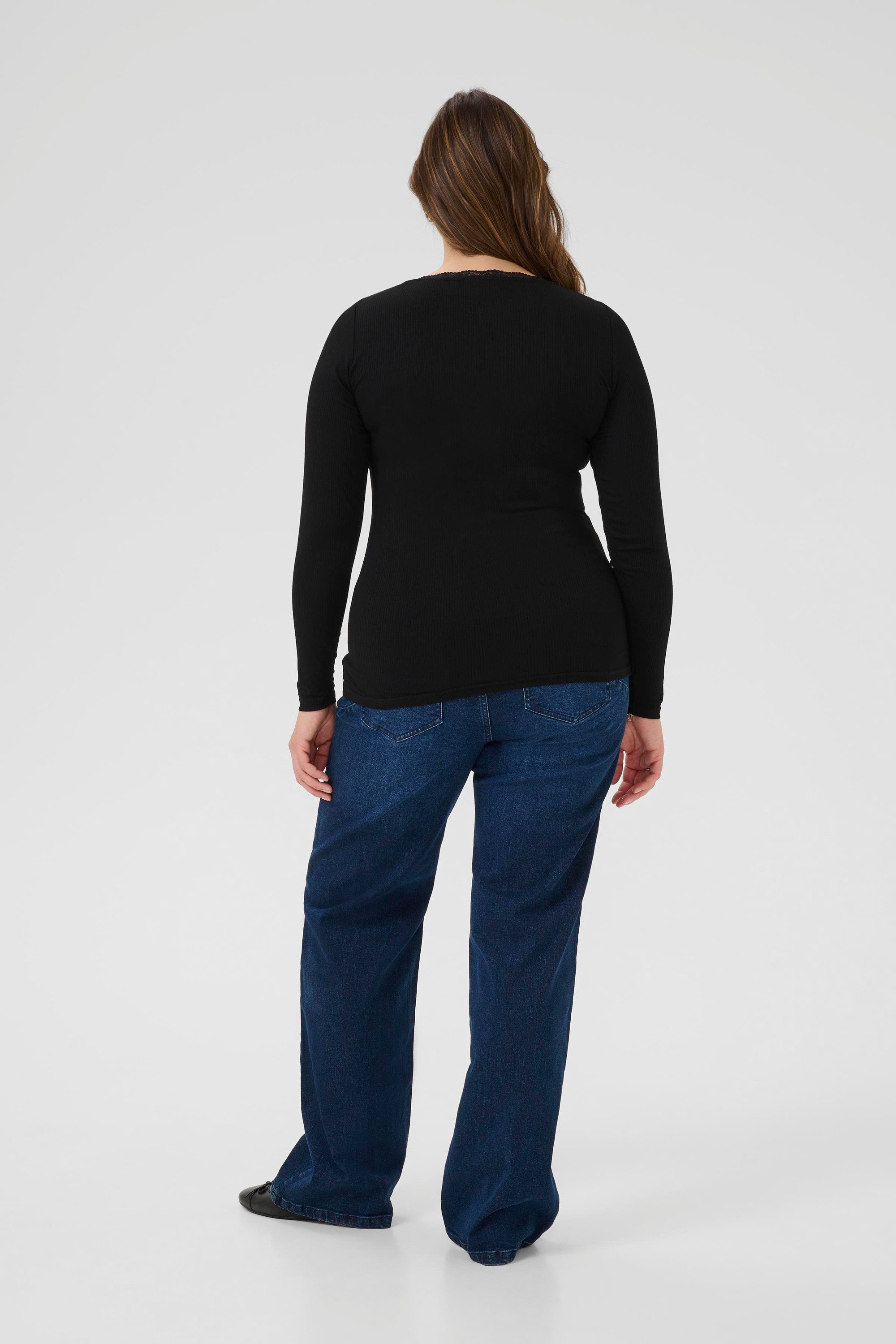 Langarmbluse Langarm-Shirt KComia