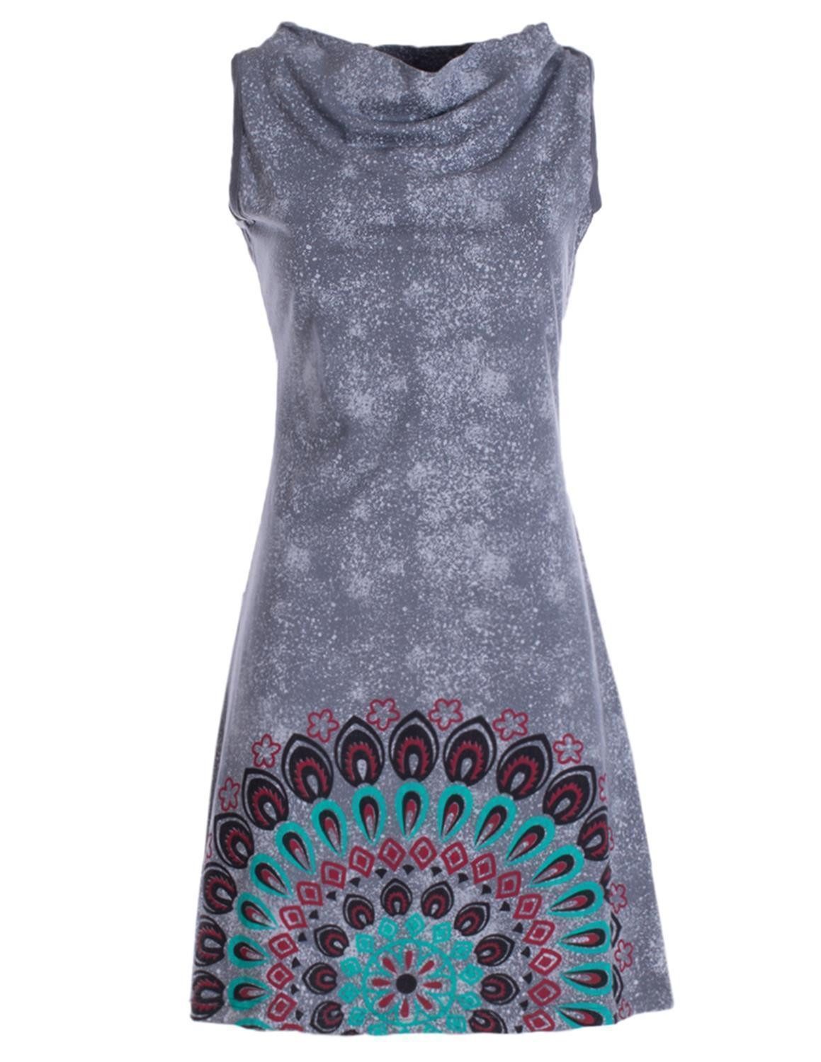 Vishes Sommerkleid Damen Sommerkleid Armlos Mandala-Kleid günstig online kaufen