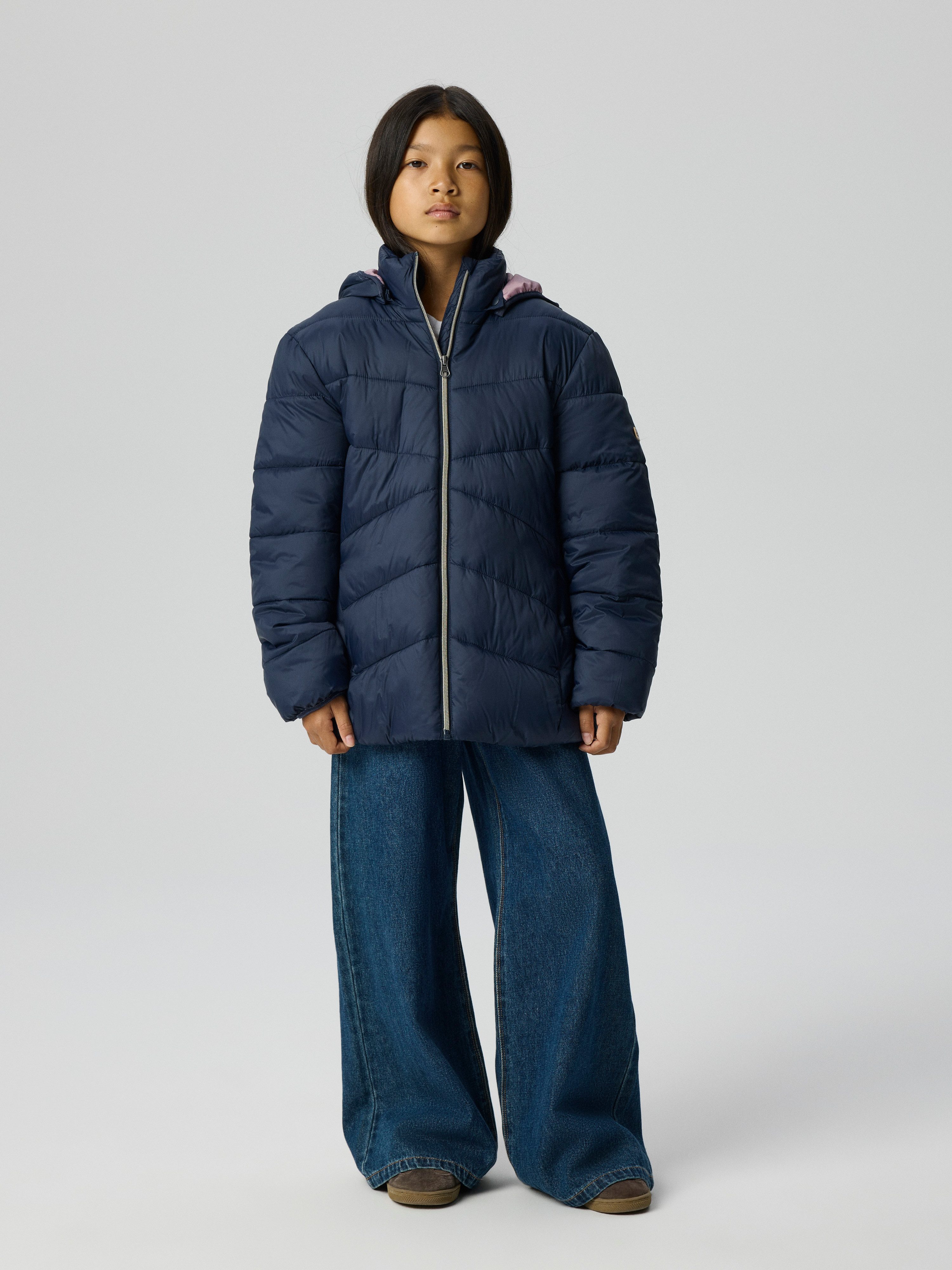 Name It Steppjacke NKFMARBLE JACKET PB1 Kunstfaser