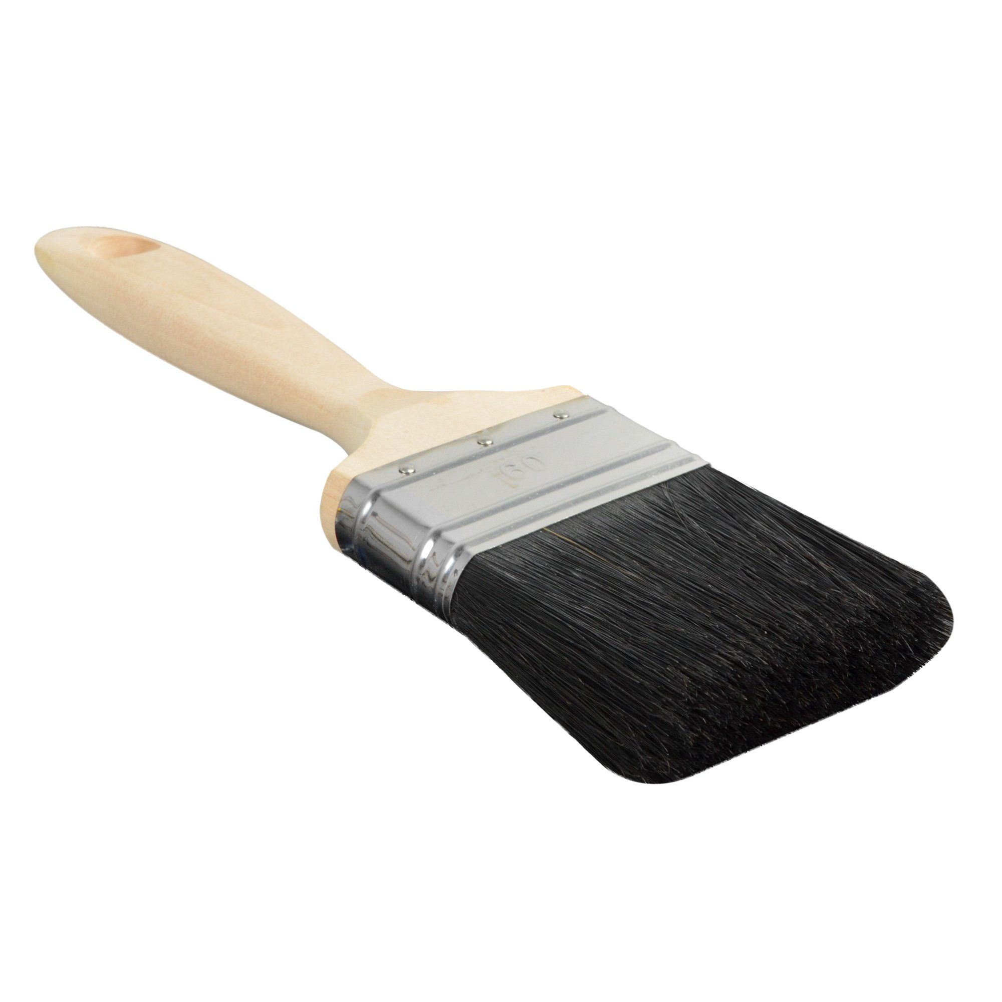 Scorprotect® Flachpinsel Flachpinsel 60 mm 80% BLACKLINE Naturborste 9. Stärke Malerpinsel Tops