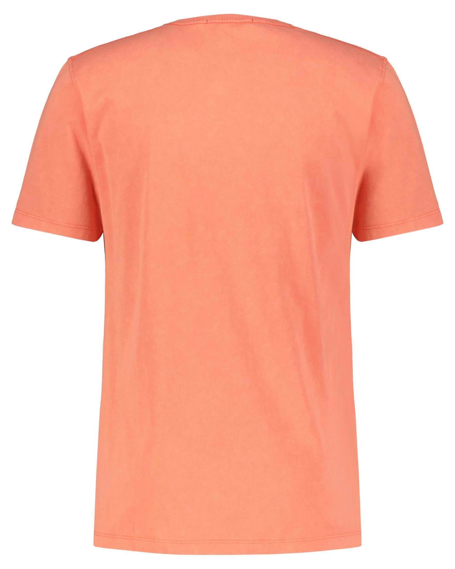 Drykorn T-Shirt (1-tlg) orange Herren T-Shirt SAMUEL