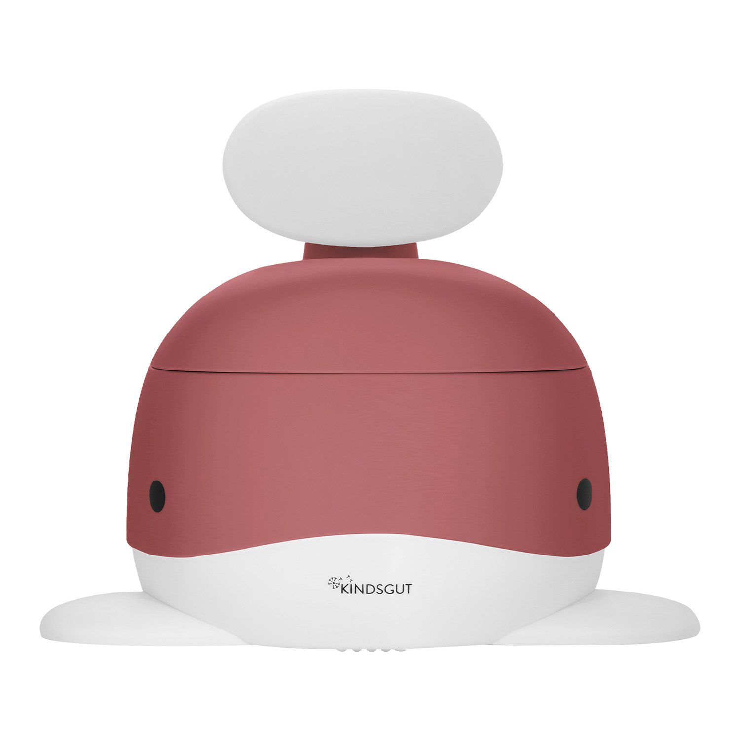 KINDSGUT Töpfchen Wal, (1-tlg), 2-in-1 Funktion, altrosa