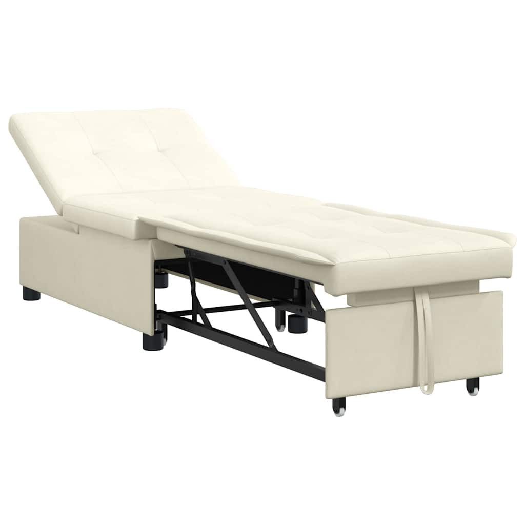 vidaXL Sofa Schlafsofa Creme 67 x günstig online kaufen