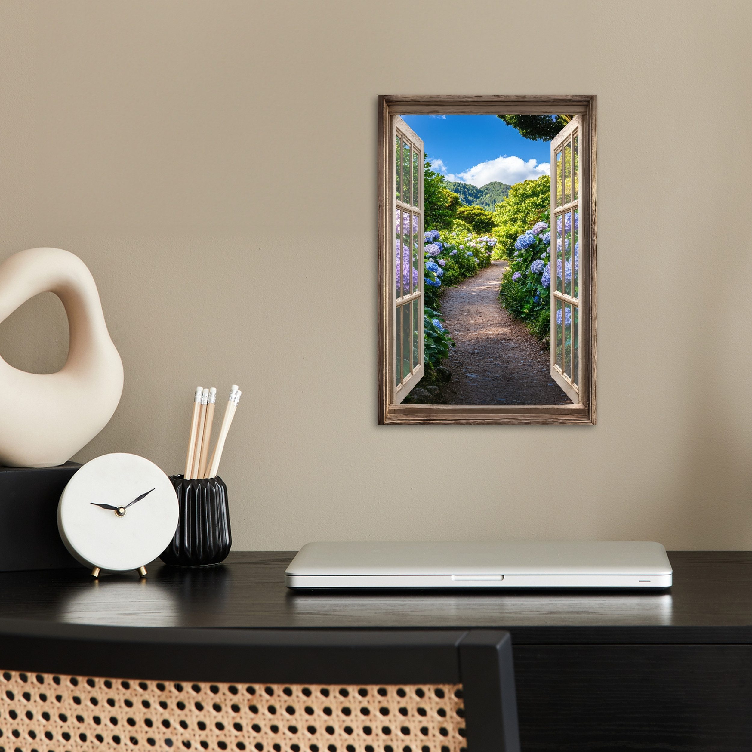 MuchoWow Poster Durchblick - Hortensie - günstig online kaufen