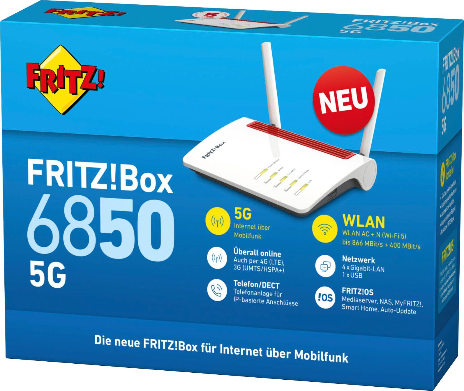 AVM AVM FRITZ!Box 6850 5G WLAN-Router