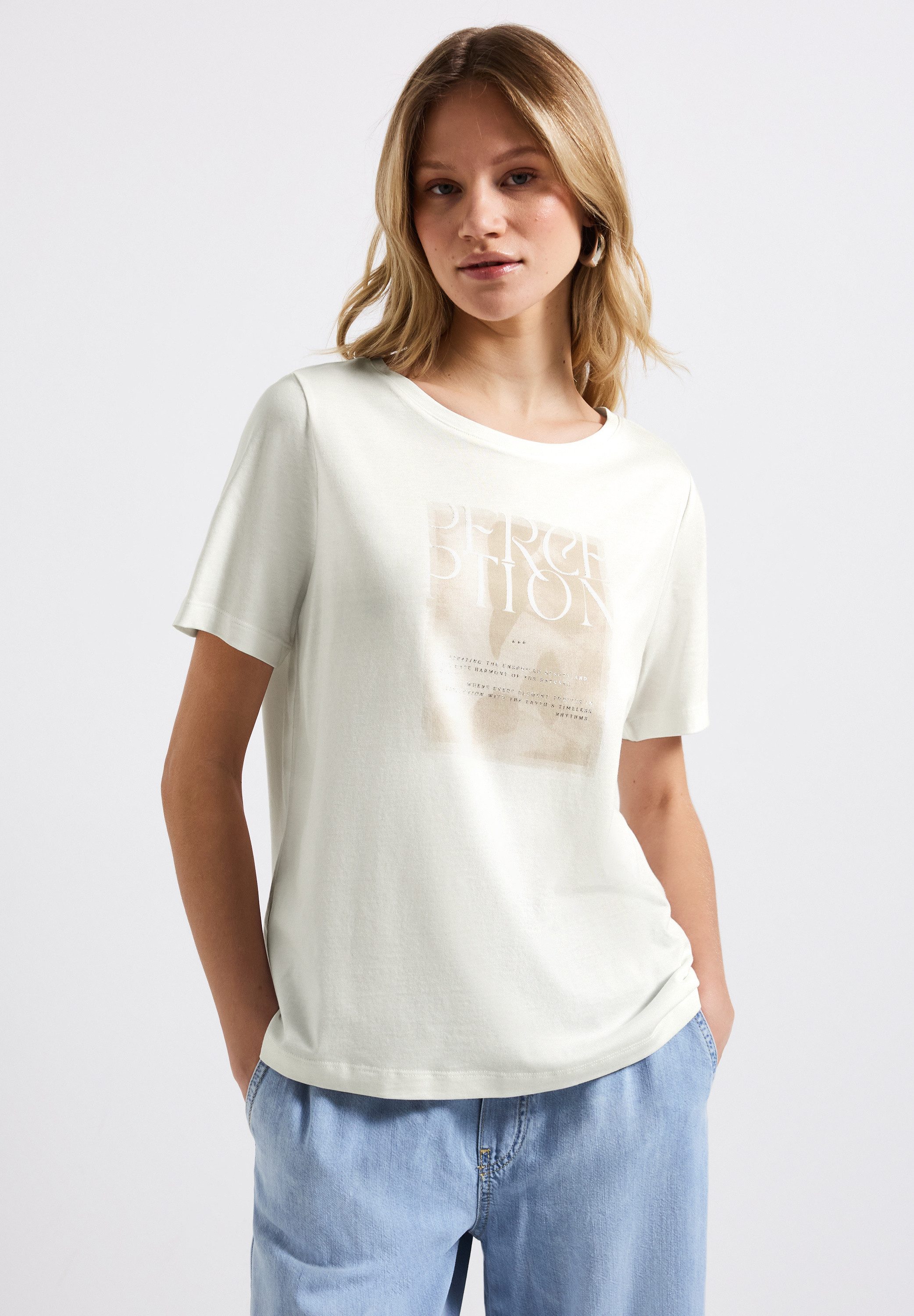 STREET ONE T-Shirt mit Frontprint günstig online kaufen