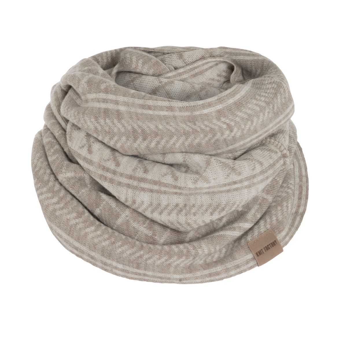 Knit Factory Strickschal Dusk Loop Schal Iced Clay/Beige, (1-St), Schal Hal günstig online kaufen