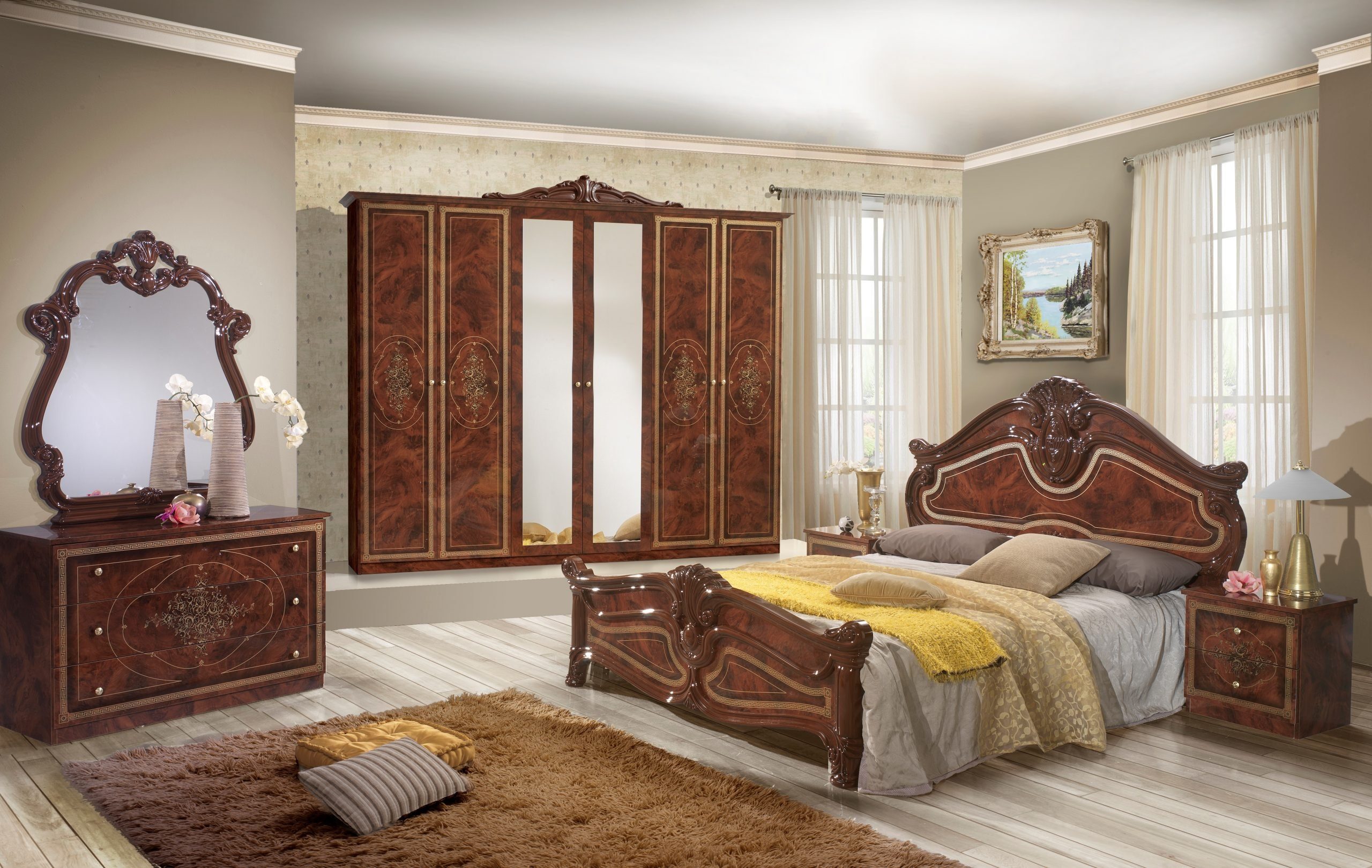 Interdesign24 Schlafzimmer-Set Alba, (im klassischen Barock günstig online kaufen