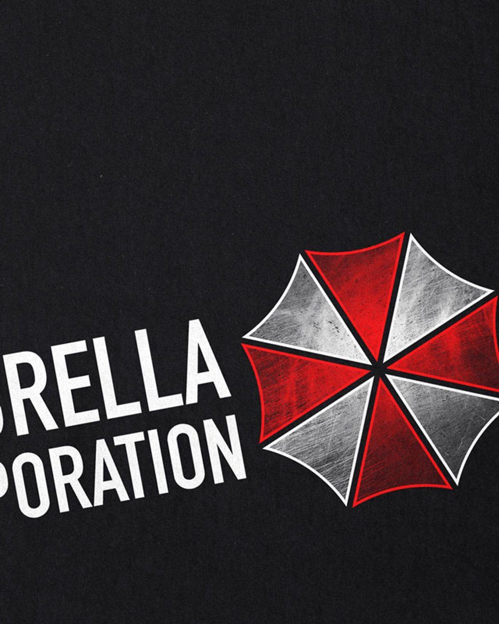 style3 Print-Shirt Herren T-Shirt Umbrella zombie Corp. epidemie virus