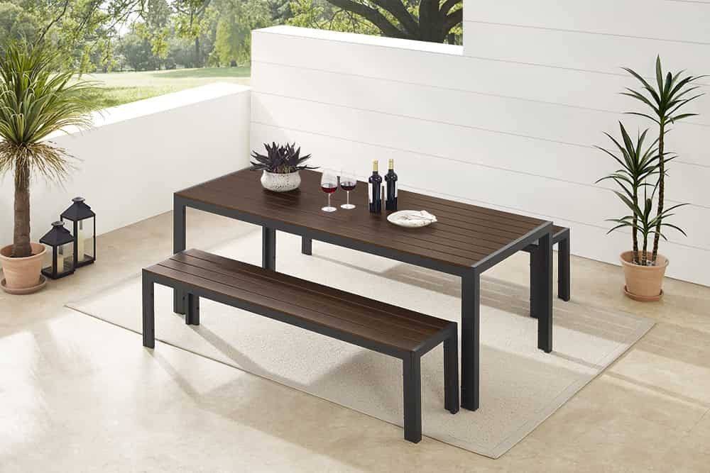 riess-ambiente Gartentisch DESIGNO 205cm dunkelbraun / günstig online kaufen