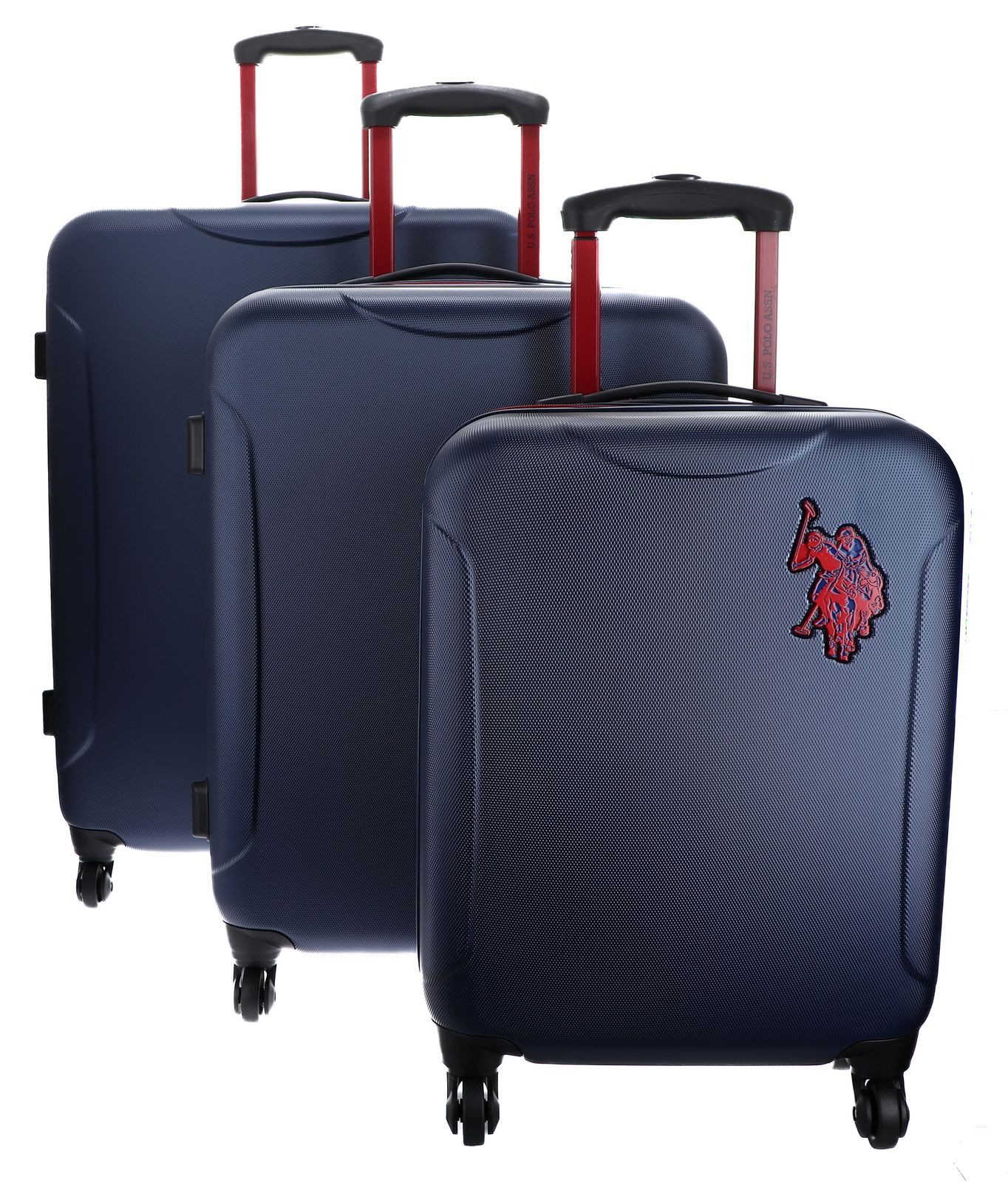 U.S. Polo Assn. Чемоданы на колесах et Hard Case Trolley Set CS+M+L, 4 Rollen, (Set, 3 tlg)