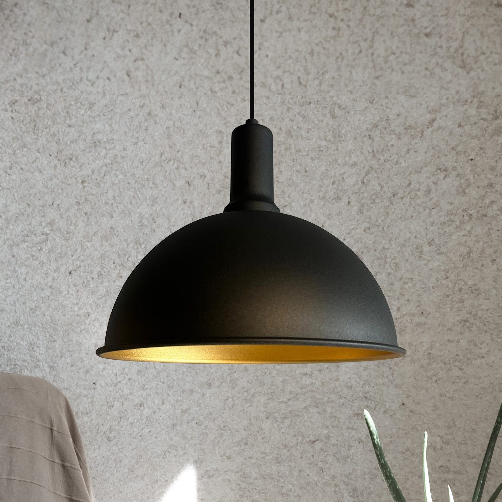 Bamyum Pendelleuchte Pendelleuchte Yimpi Metall Ø30cm, Modern Hängelampe, ohne Leuchtmittel