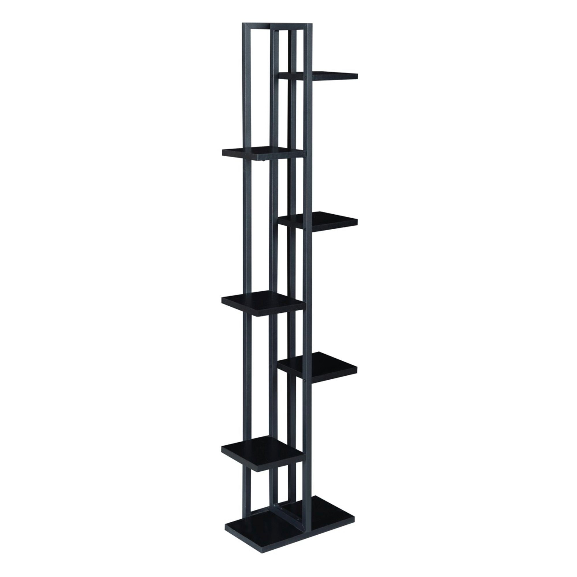 en.casa Blumenständer, Somero Pflanzenregal 150x34x21cm, Schwarz günstig online kaufen