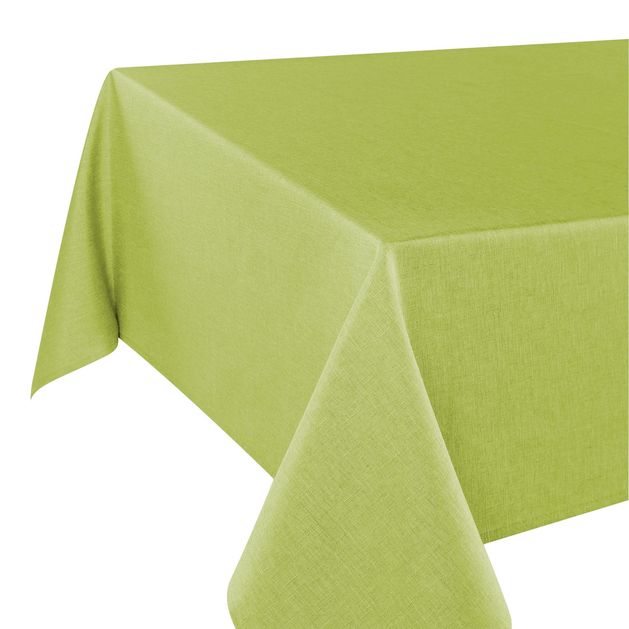 Delindo Lifestyle Tischdecke WIEN HOME abwaschbar (1-tlg), Leinenstruktur mit Fleckschutz aus recycelten Polyesterfasern