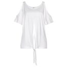 H.I.S Kurzarmshirt mit Logoprint hinten und Cut-Outs an den Schultern, Baumwoll-Mix