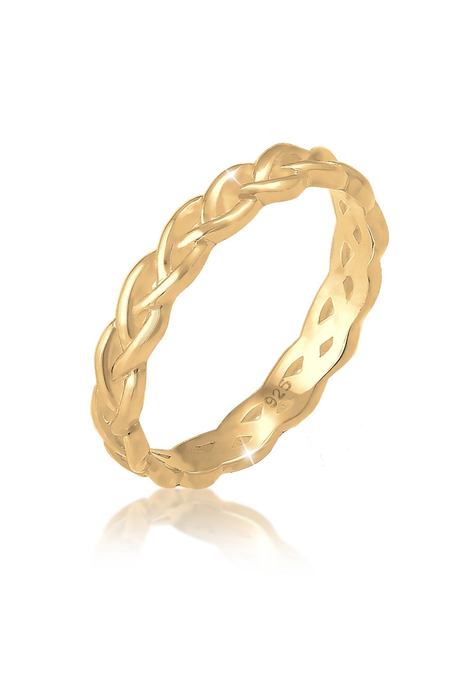 Elli Fingerring Gedreht Geflochten Zopfmuster 925 günstig online kaufen