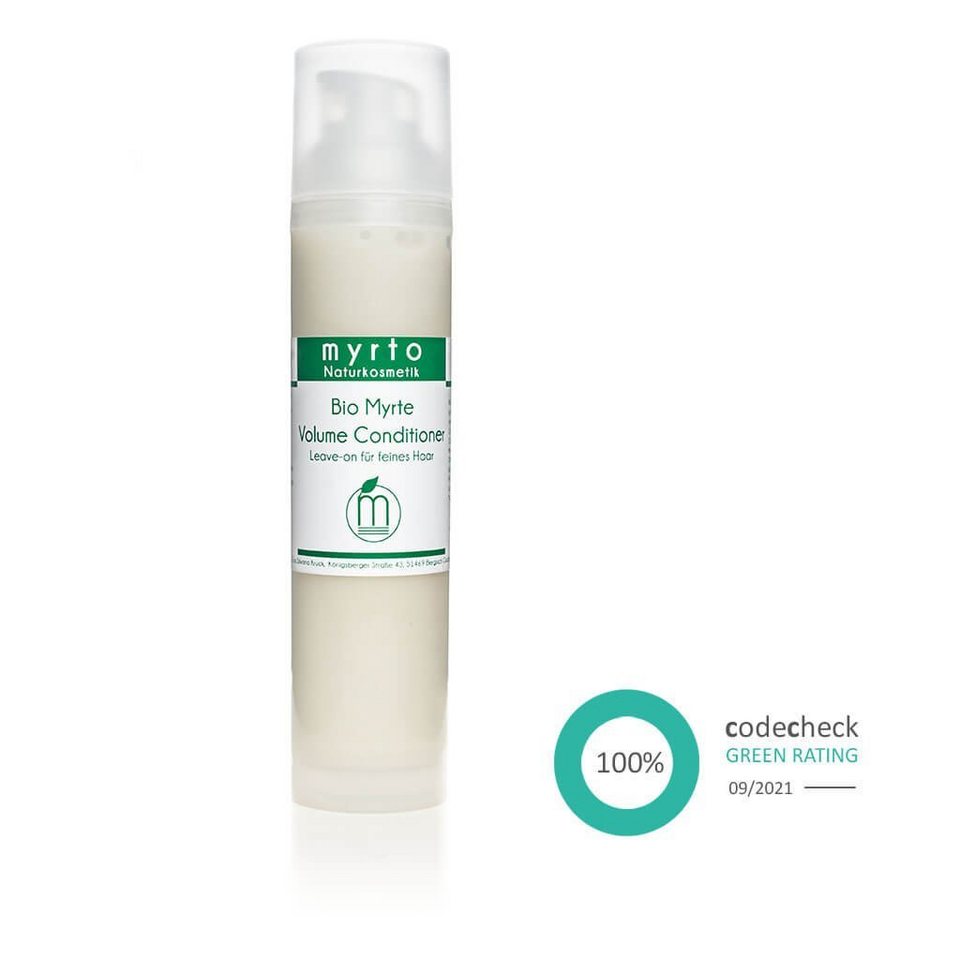 myrto Naturkosmetik Haarbalsam »Volume Bio Conditioner Festigende Leaveon Haarcreme für myrto Naturkosmetik Haarbalsam »Volume Bio Conditioner Festigende Leaveon Haarcreme für