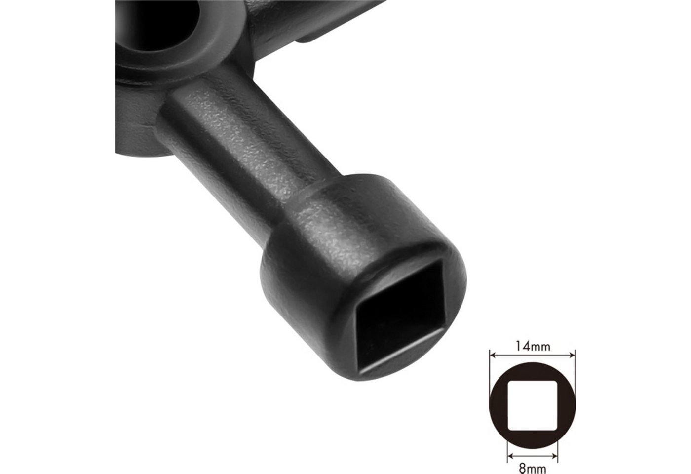 Thumbnail - LogiLink Schaltschrankschlüssel LOGILINK Universal-Kreuzschlüssel WZ0072