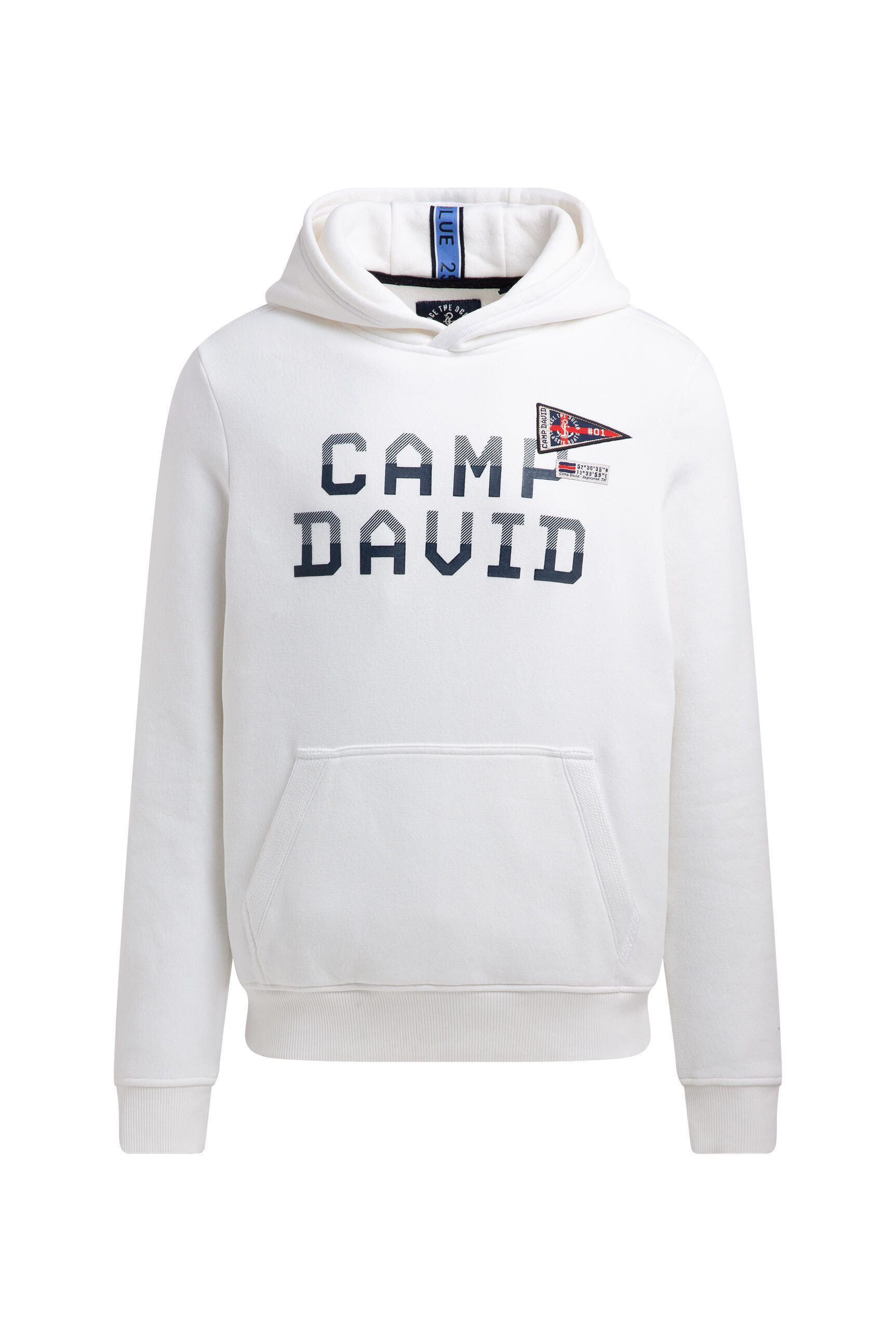 CAMP DAVID Kapuzensweatshirt mit Rippbündchen günstig online kaufen