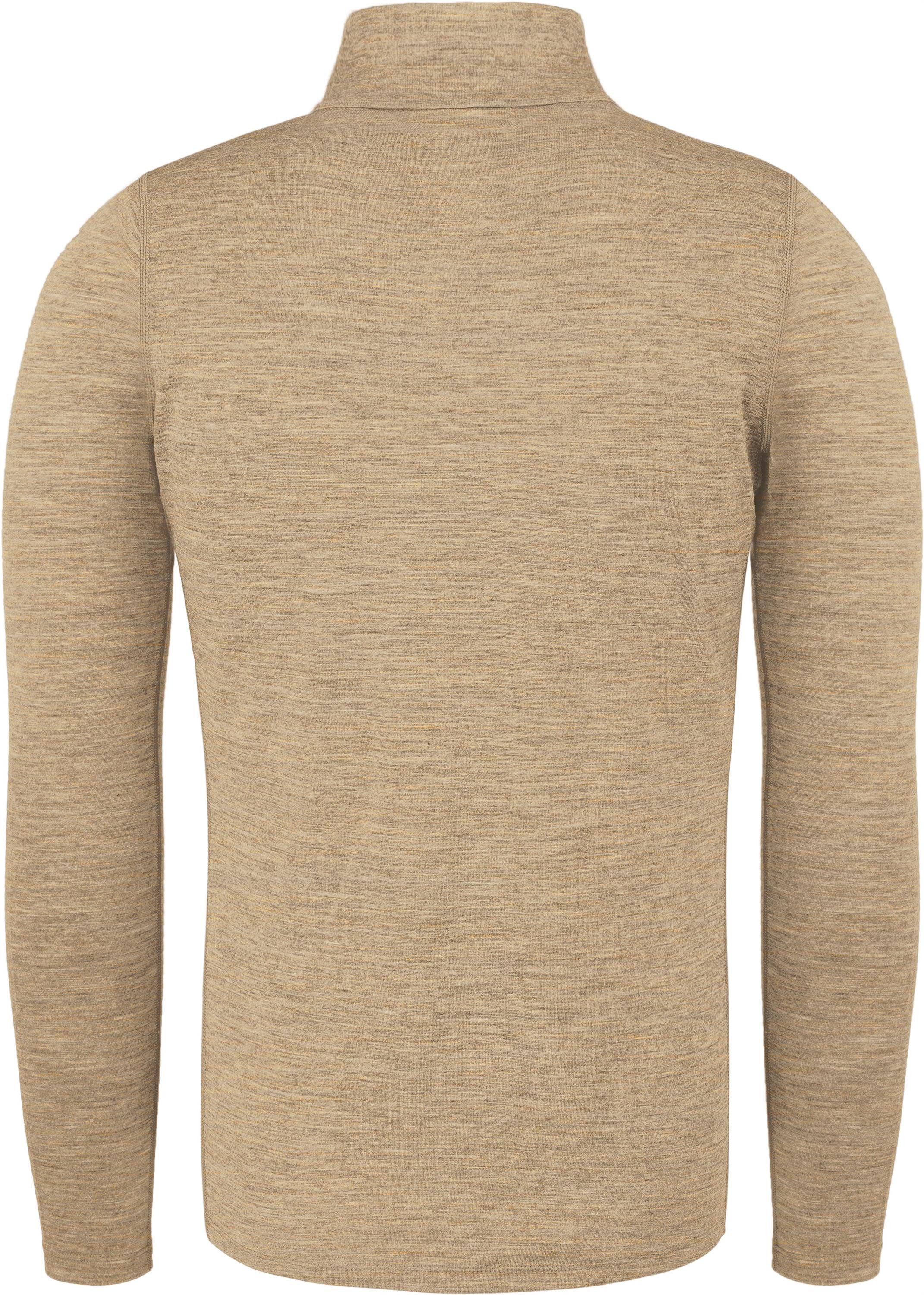 normani Langarmshirt Herren Merino Langarm mit 1/4 Zipper Canberra Merino Winter Outdoor Ski Pullover - Aus Merinowolle – Bild 3 von 4