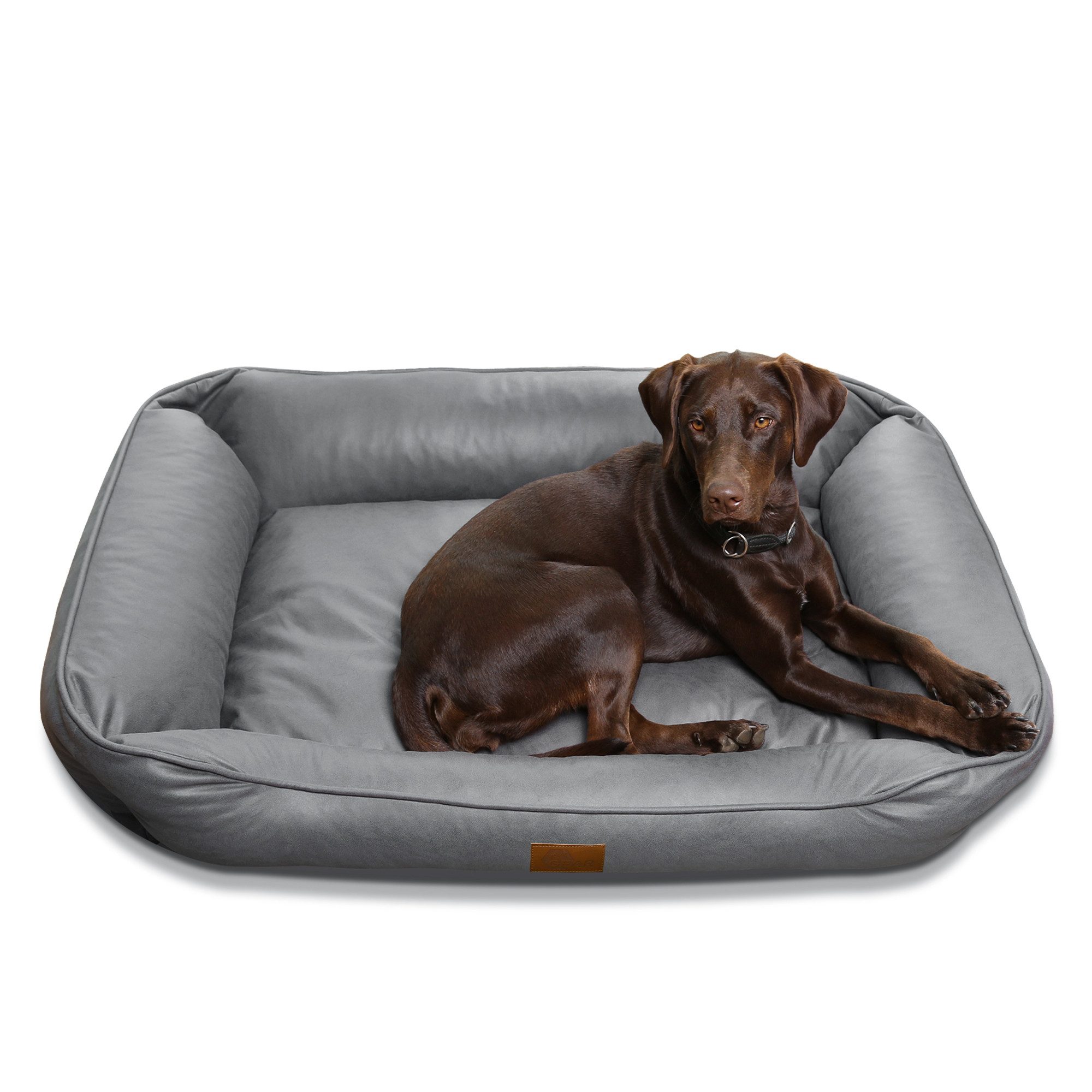 yourGEAR Tierbett your GEAR Belluno 80x120cm orthopädisches Hundebett Hundekorb waschbar