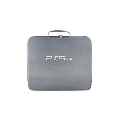 Tadow Aufbewahrungstasche Playstation 5 Slim Case,EVA-Tasche mit hohem Fassungsvermögen