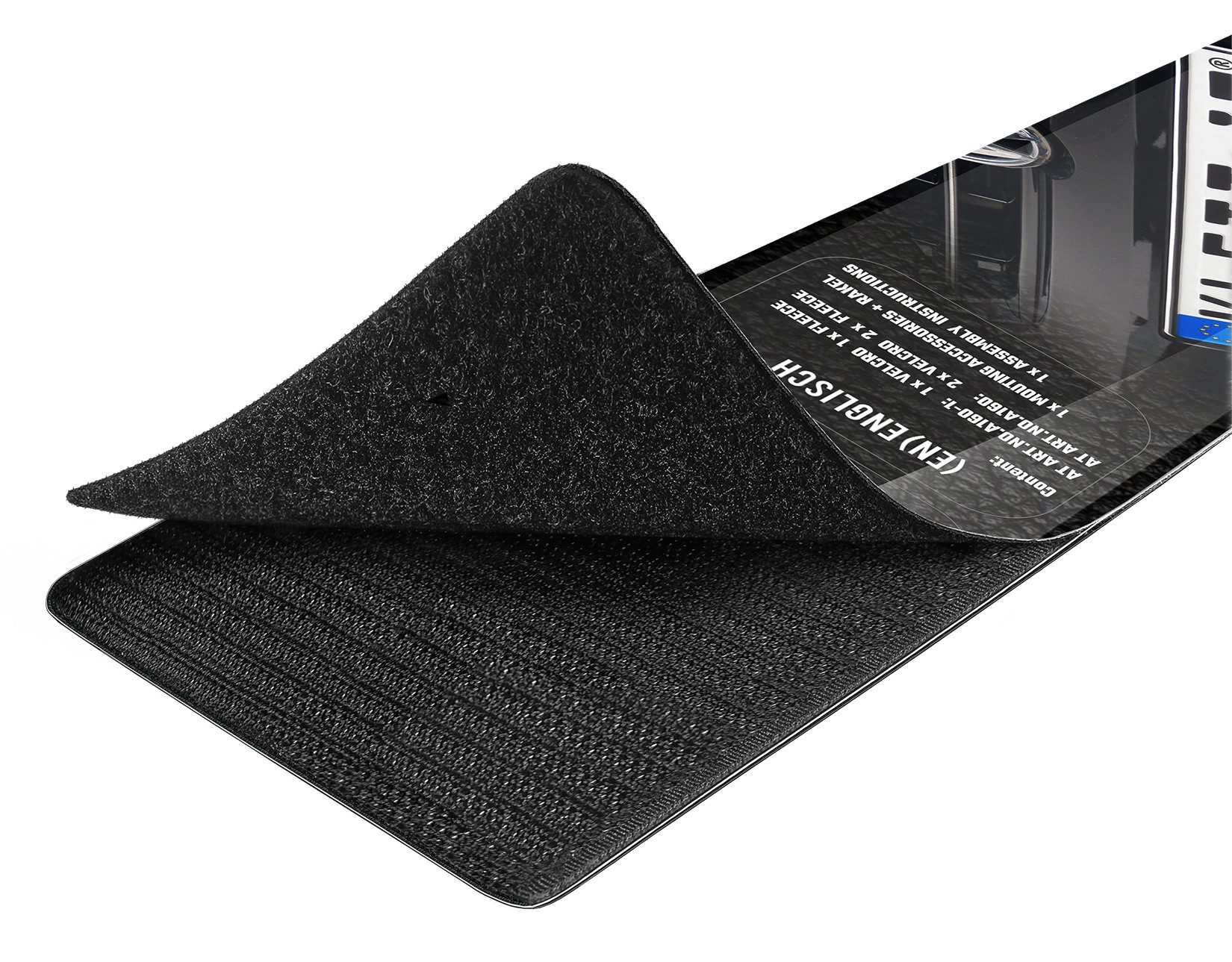 KLETT-IT Kennzeichenhalter für Auto rahmenlos Klett Original Klett-IT®, (2 Stück) – Bild 5 von 5
