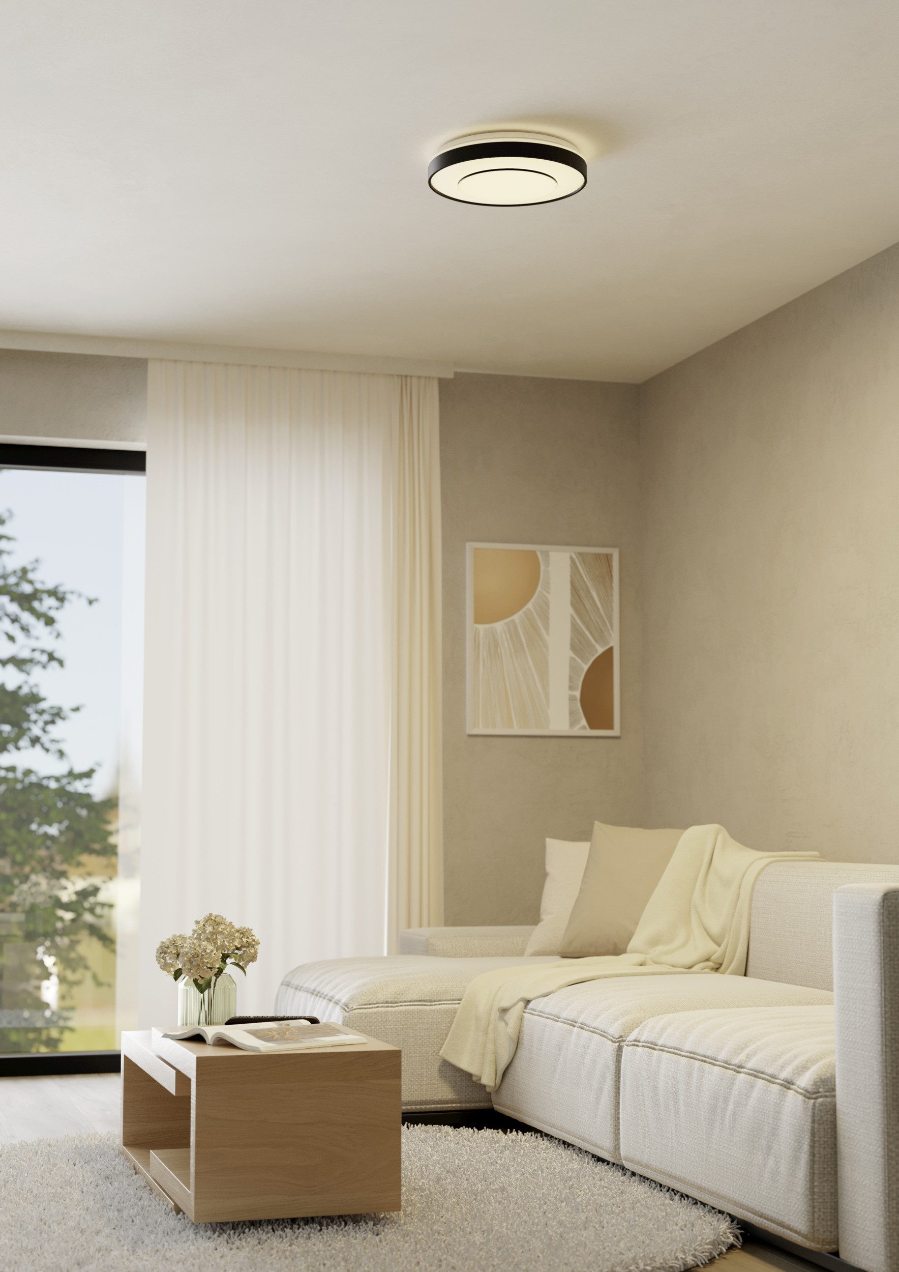 EGLO LED Deckenleuchte MONTERIGGIONI-Z Deckenlampe, Disco-Modus, ZigBee 3.0 günstig online kaufen