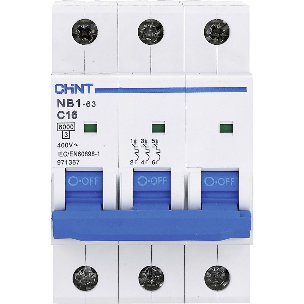 Schalter Chint 179707 NB1L Leitungsschutzschalter 3polig 40 A