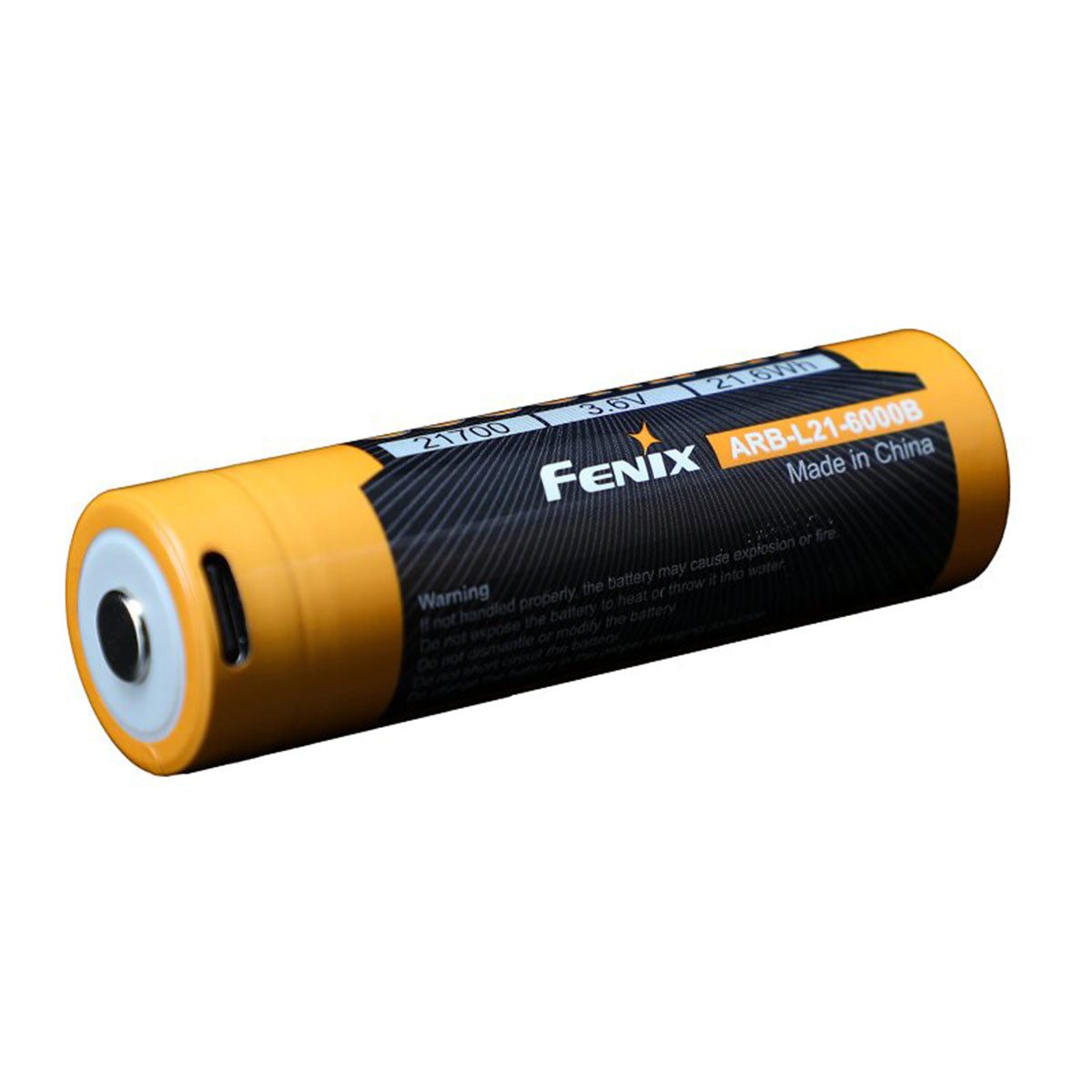 Fenix ARB-L21-6000B 21700 3,6V - Li-Ion Akku 6000mAh mit USB-Anschluss Akku