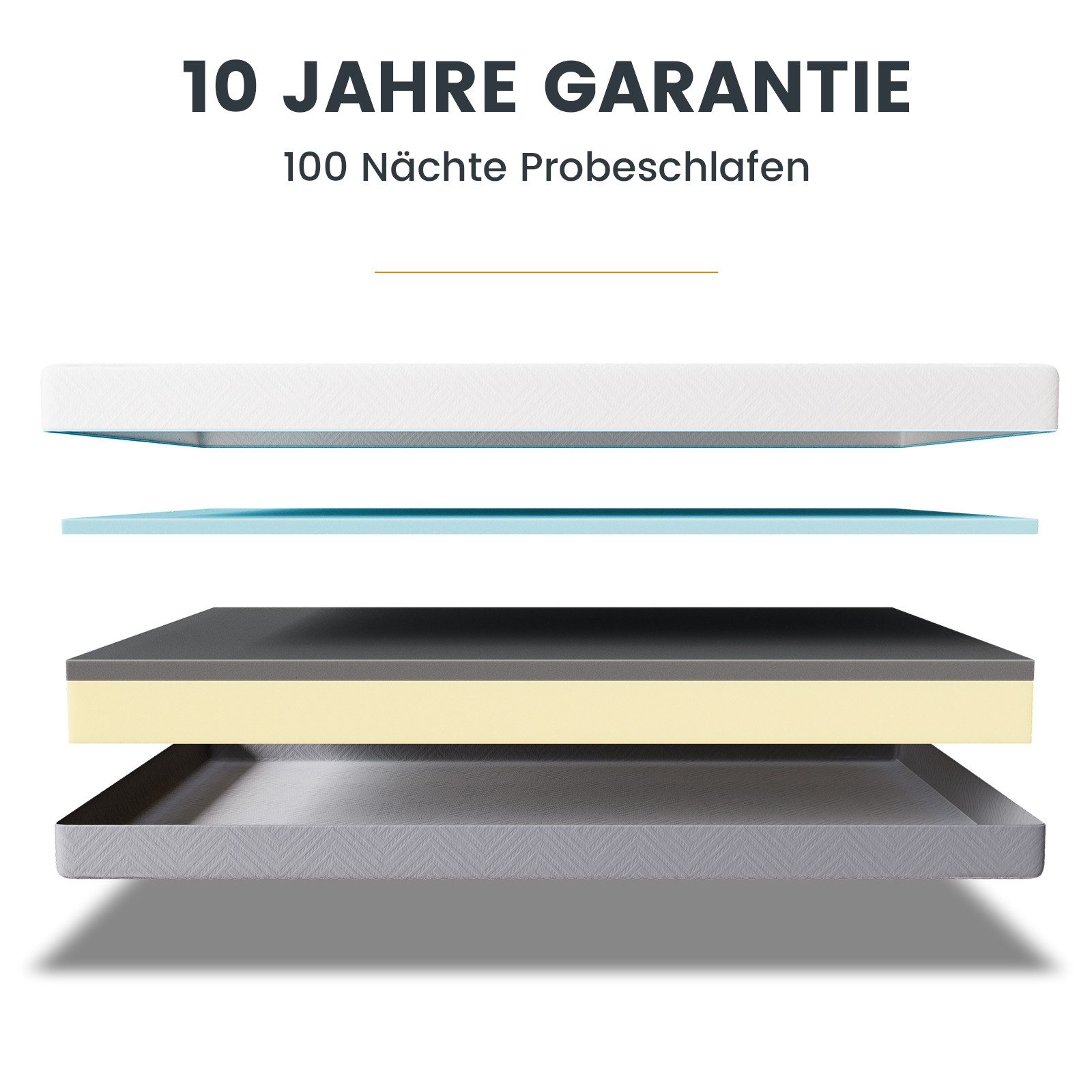 Komfortschaummatratze Memory Schaum 7 Zonen Bambuskohle-Schaumstoff, Kaltsc günstig online kaufen